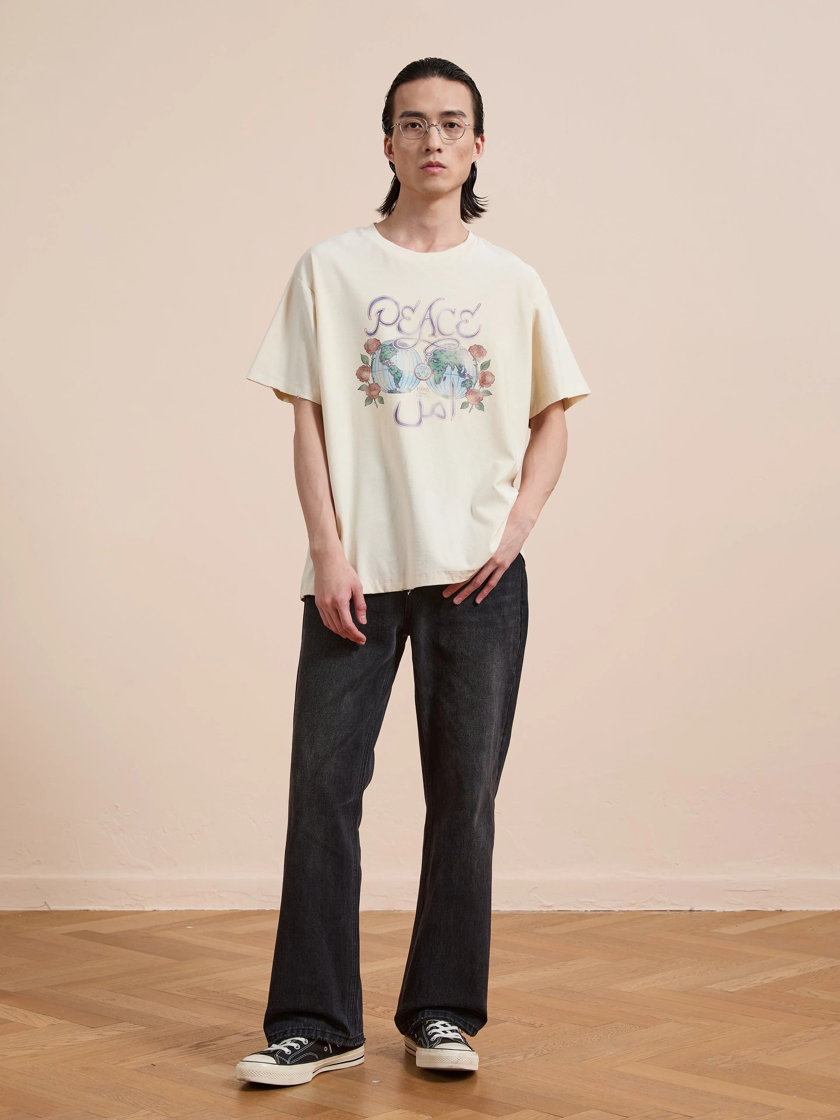 Peace Globe Tee sold by Found product image thumbnail 4