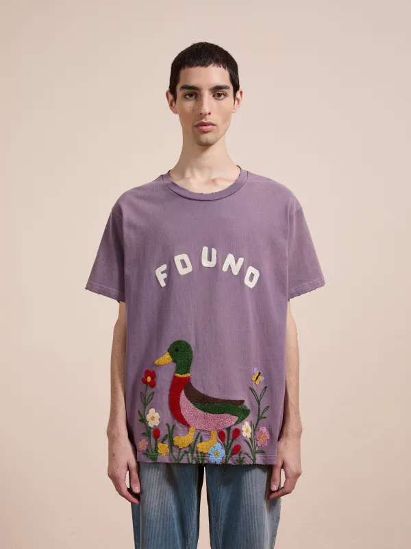 Embroidered Wildlife Tee sold by Found