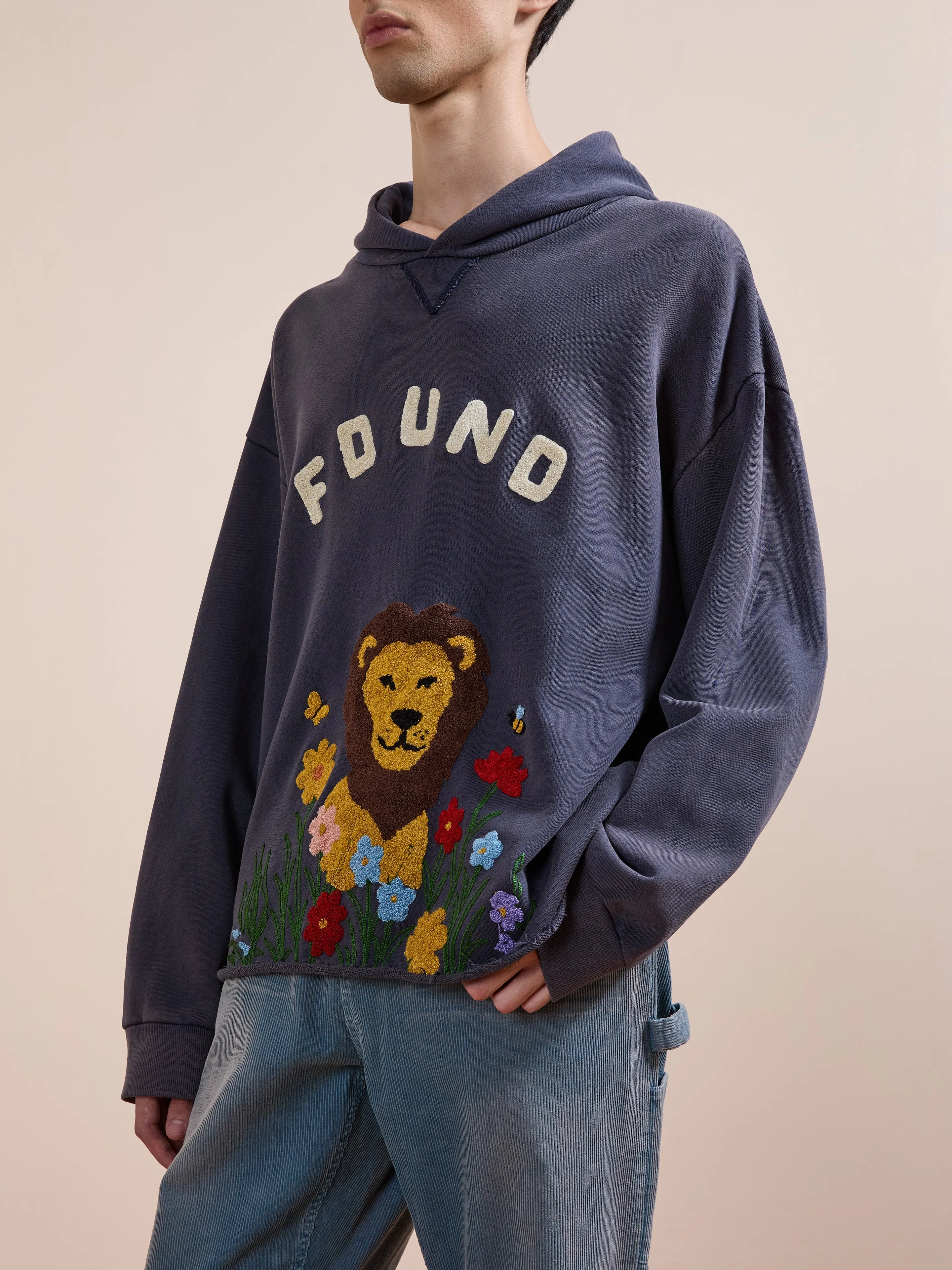 Embroidered Wildlife Hoodie sold by Found product image thumbnail 2