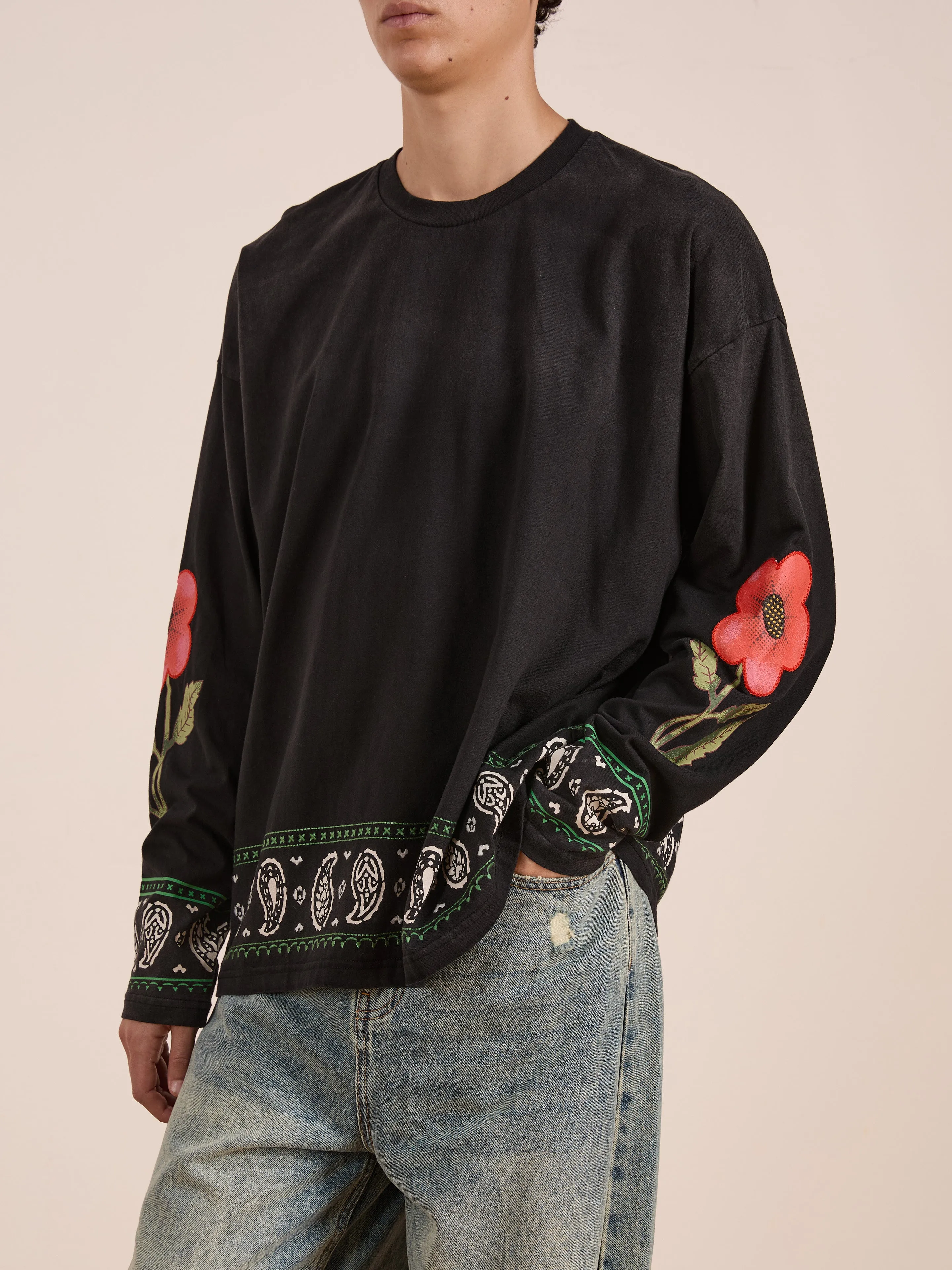 Garden Bloom Embroidered LS Tee sold by Found product image thumbnail 2