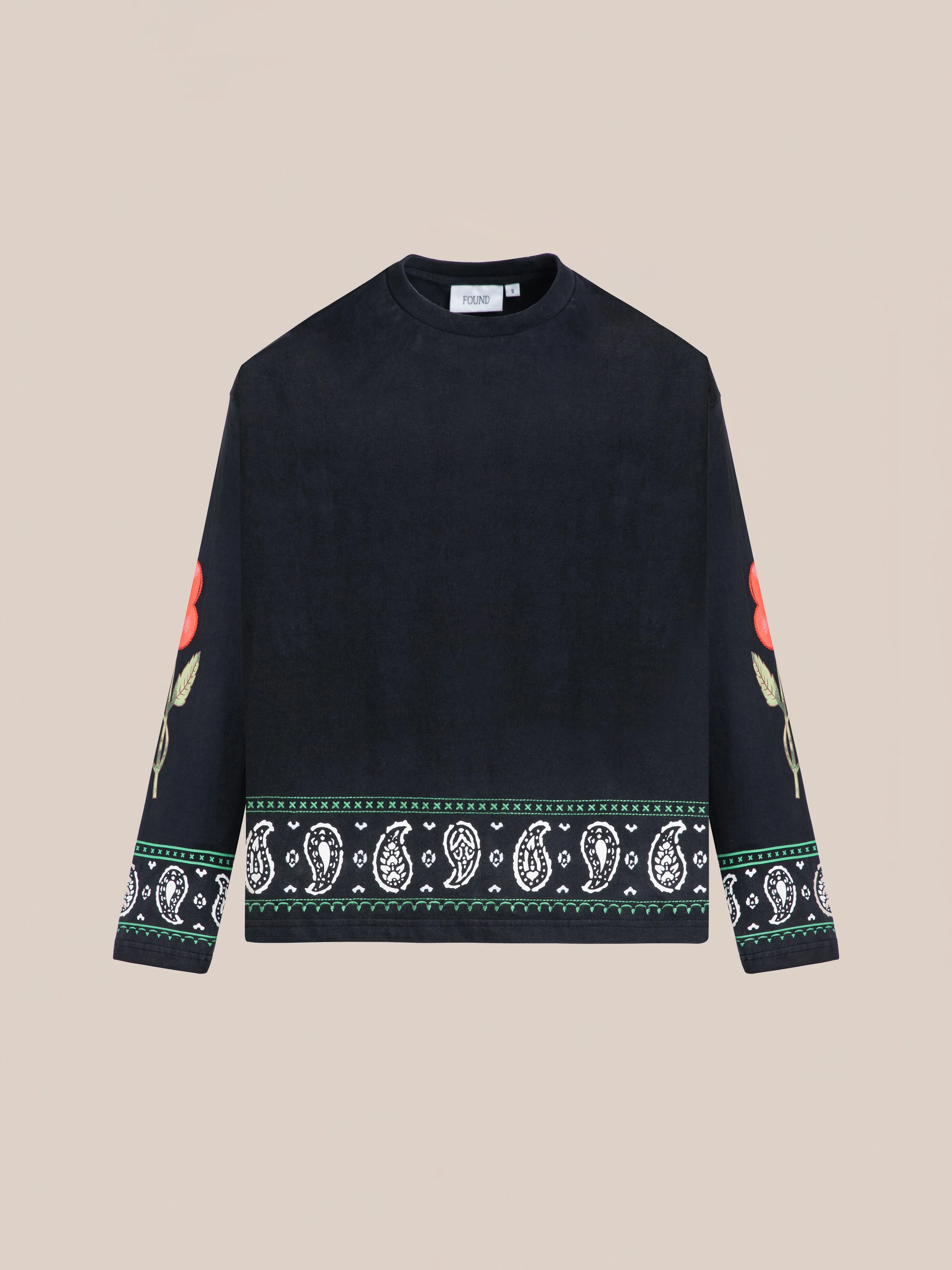 Garden Bloom Embroidered LS Tee sold by Found product image thumbnail 4