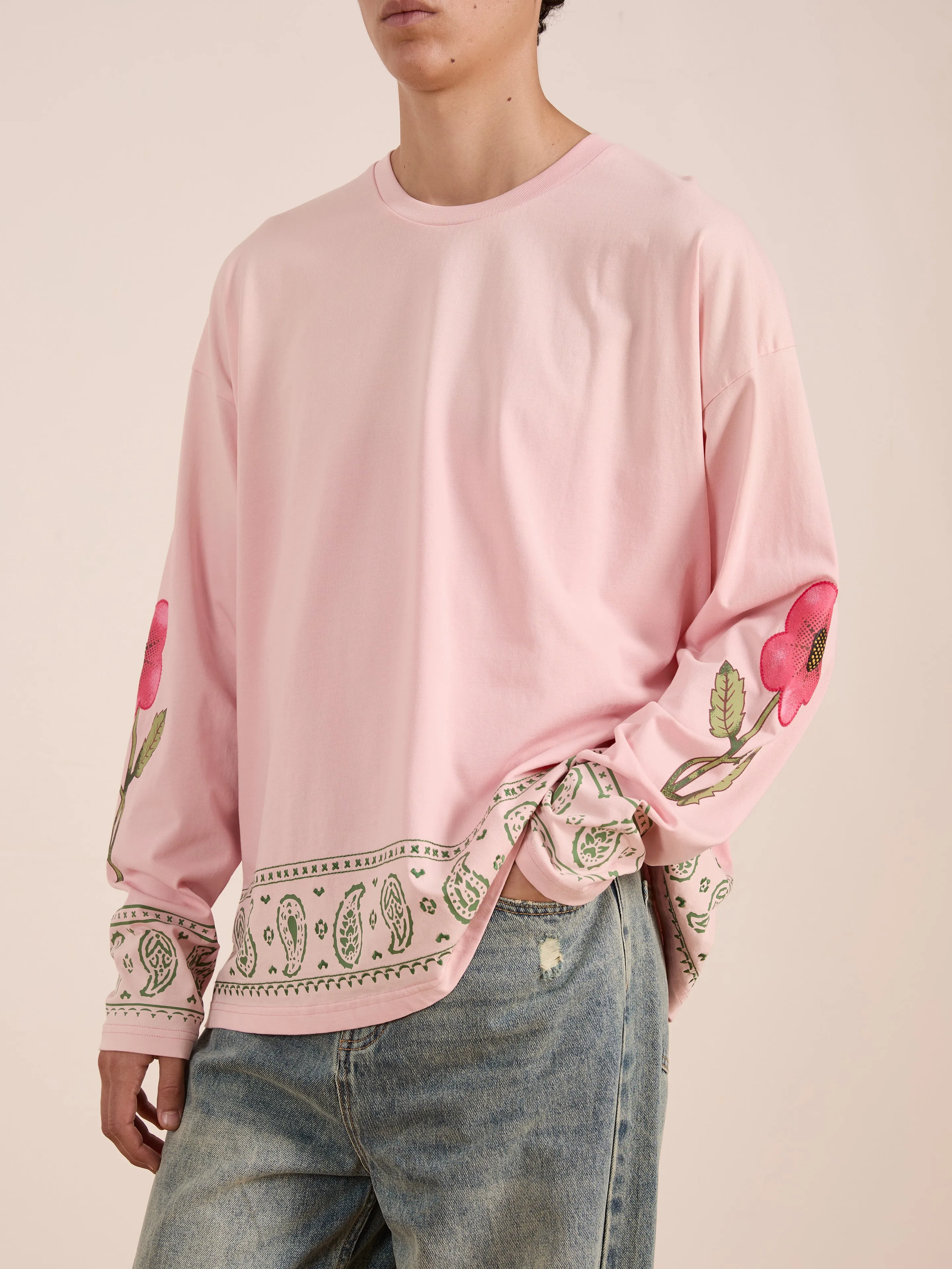 Garden Bloom Embroidered LS Tee sold by Found product image thumbnail 2
