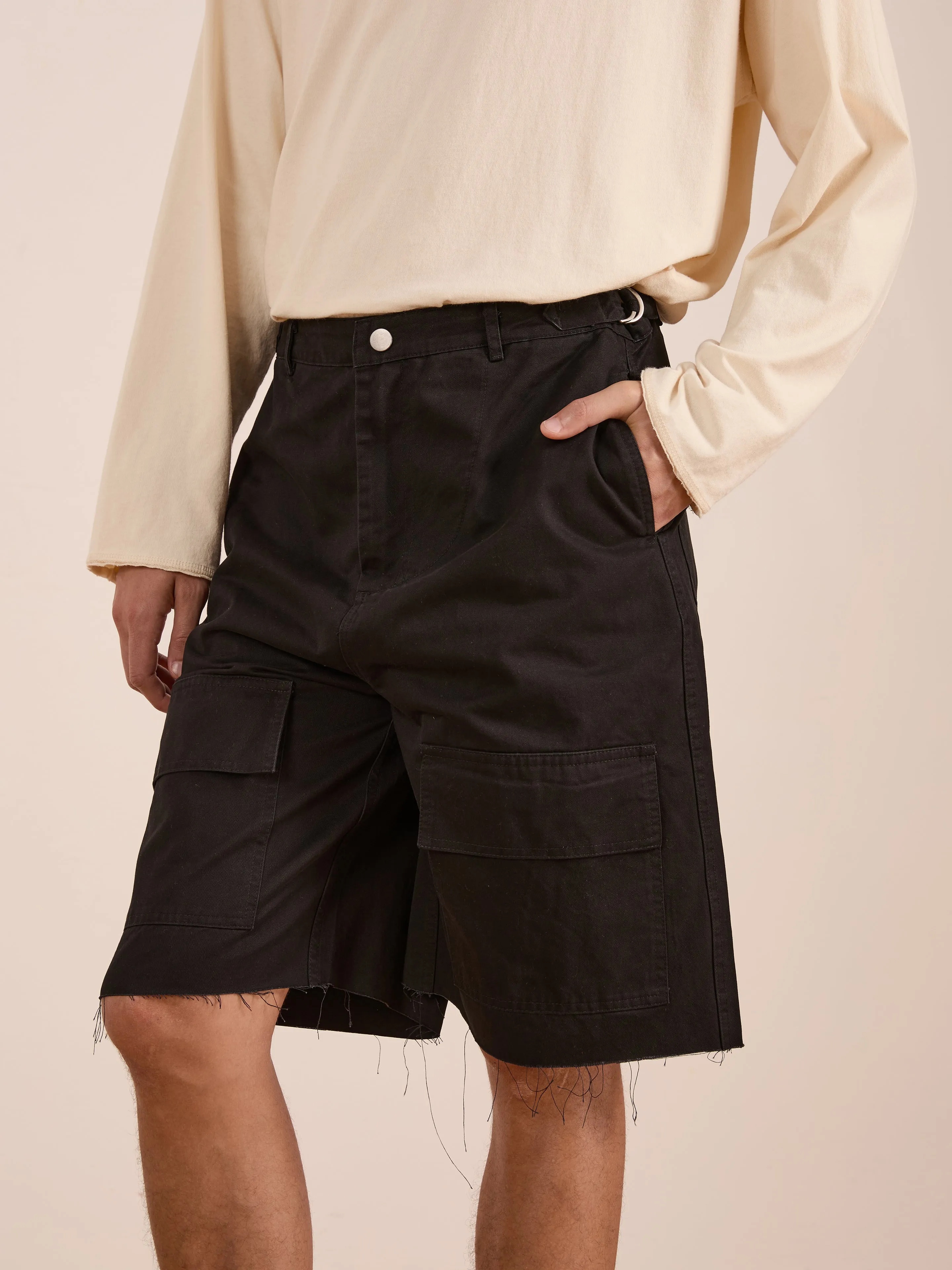 Parachute Cargo Twill Shorts sold by Found product image thumbnail 4