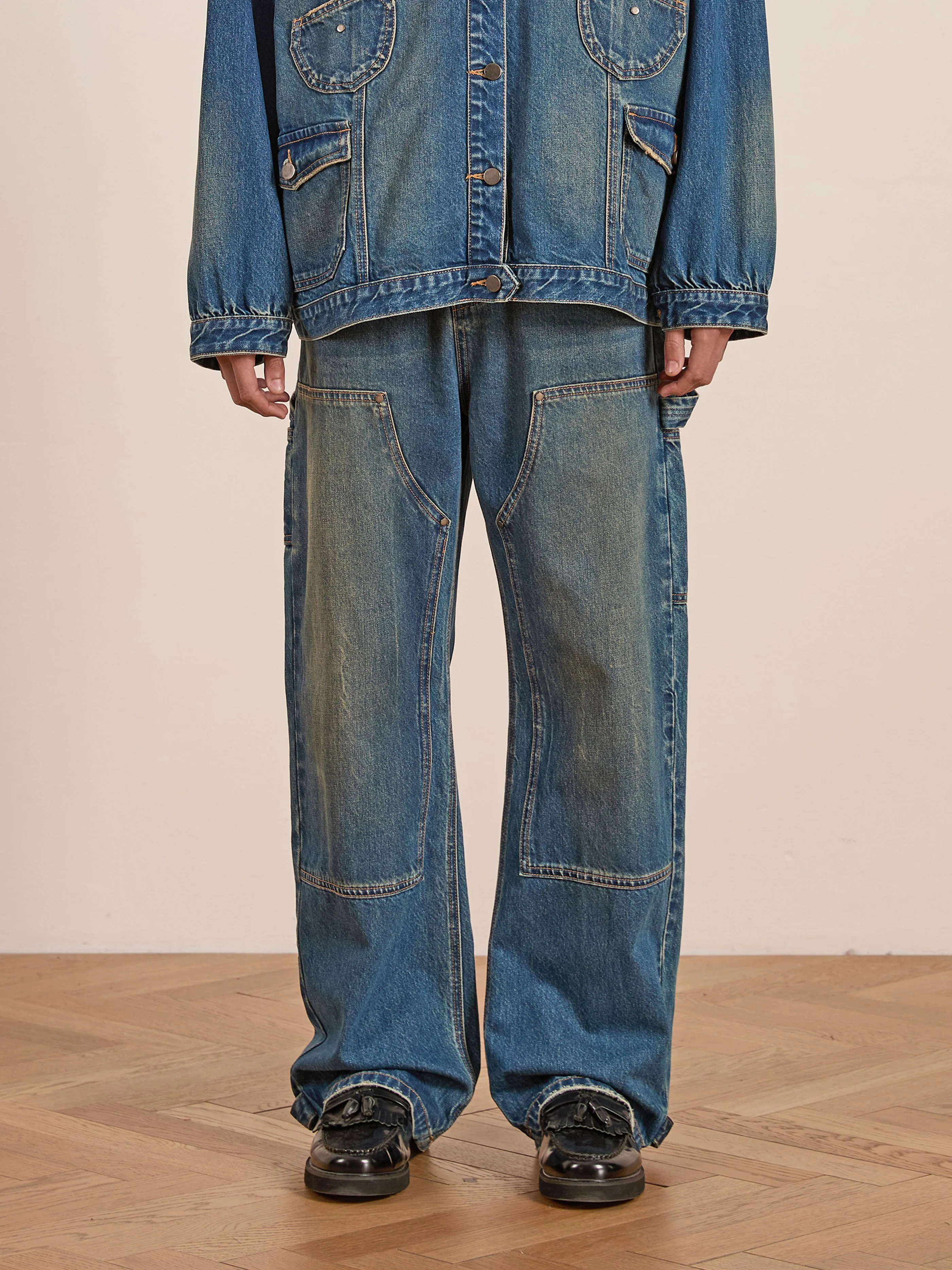 Denim Carpenter Jeans sold by Found