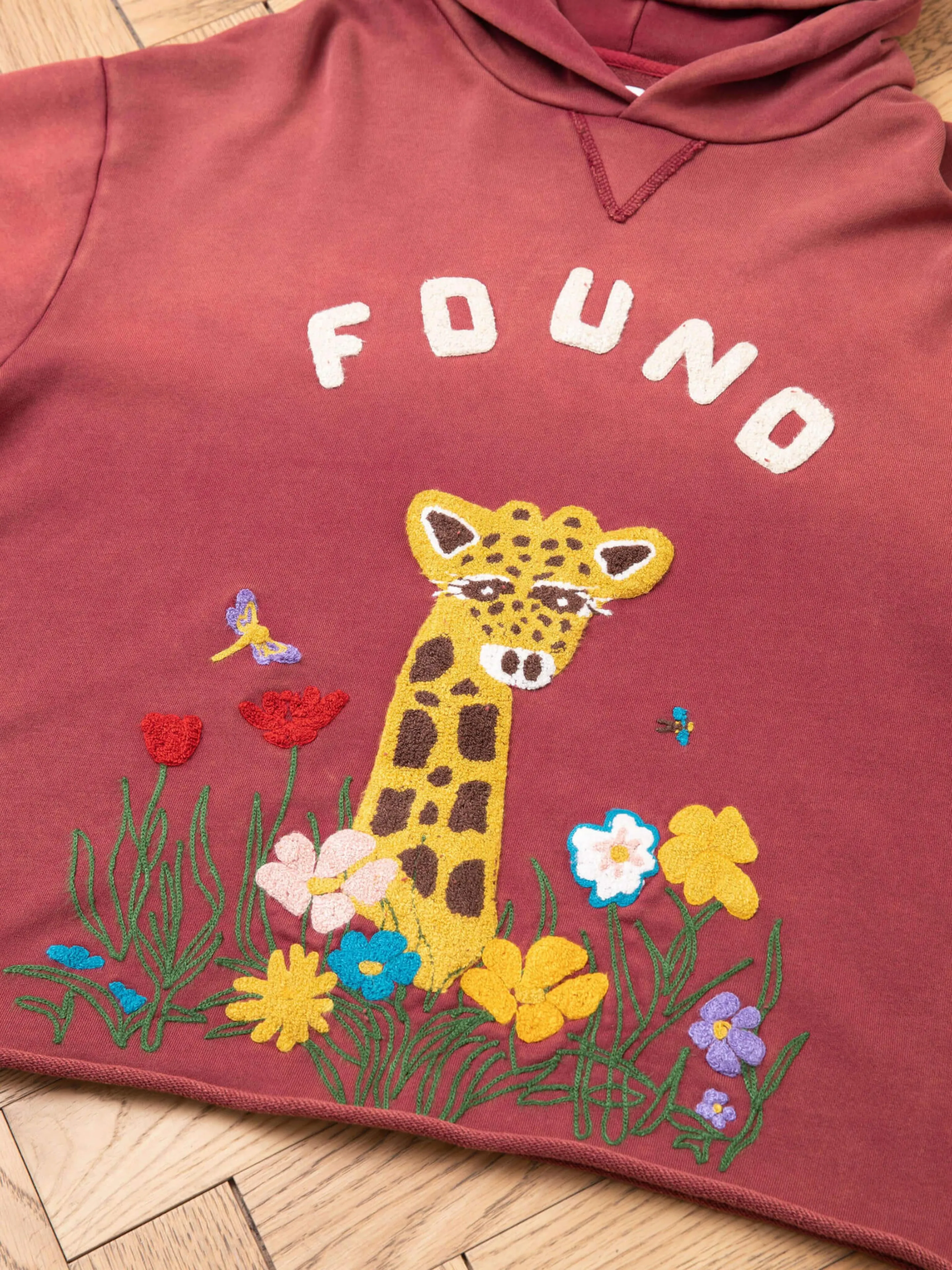 Embroidered Wildlife Hoodie sold by Found product image thumbnail 4