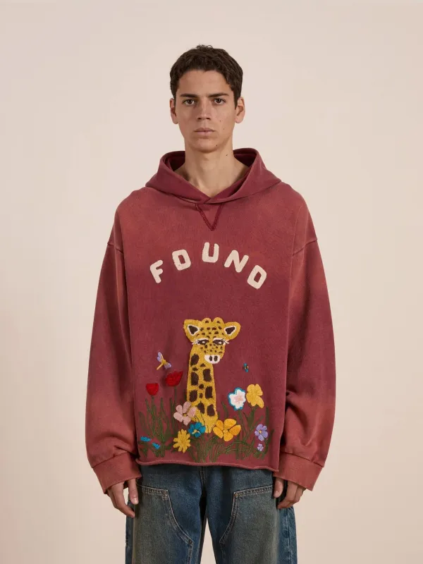 Embroidered Wildlife Hoodie sold by Found