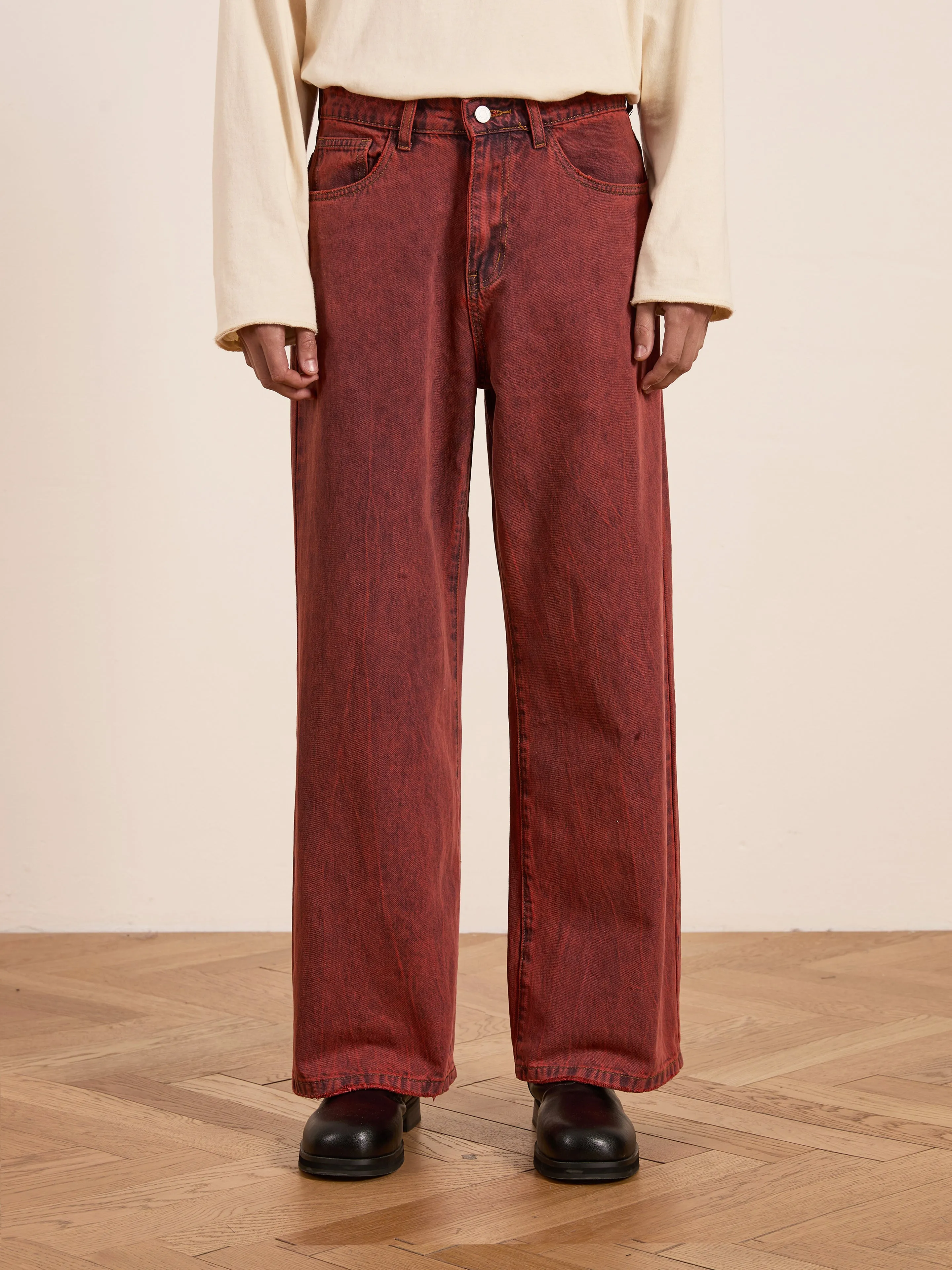 Lacy Baggy Jeans sold by Found