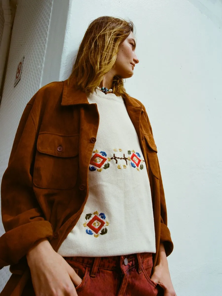 Knit Flower Petal Tee sold by Found product image thumbnail 4