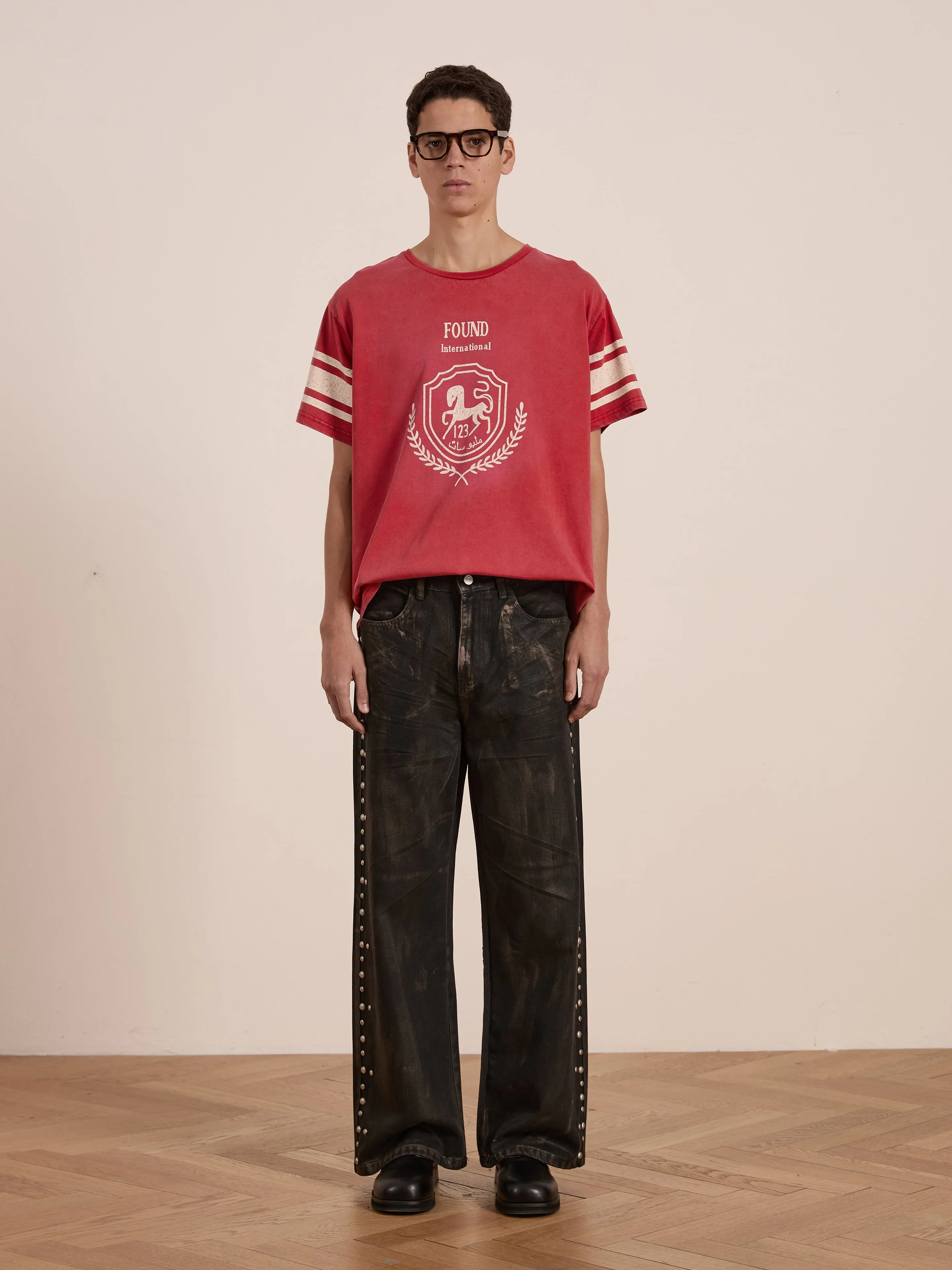 Collegiate Crest Tee sold by Found product image thumbnail 3