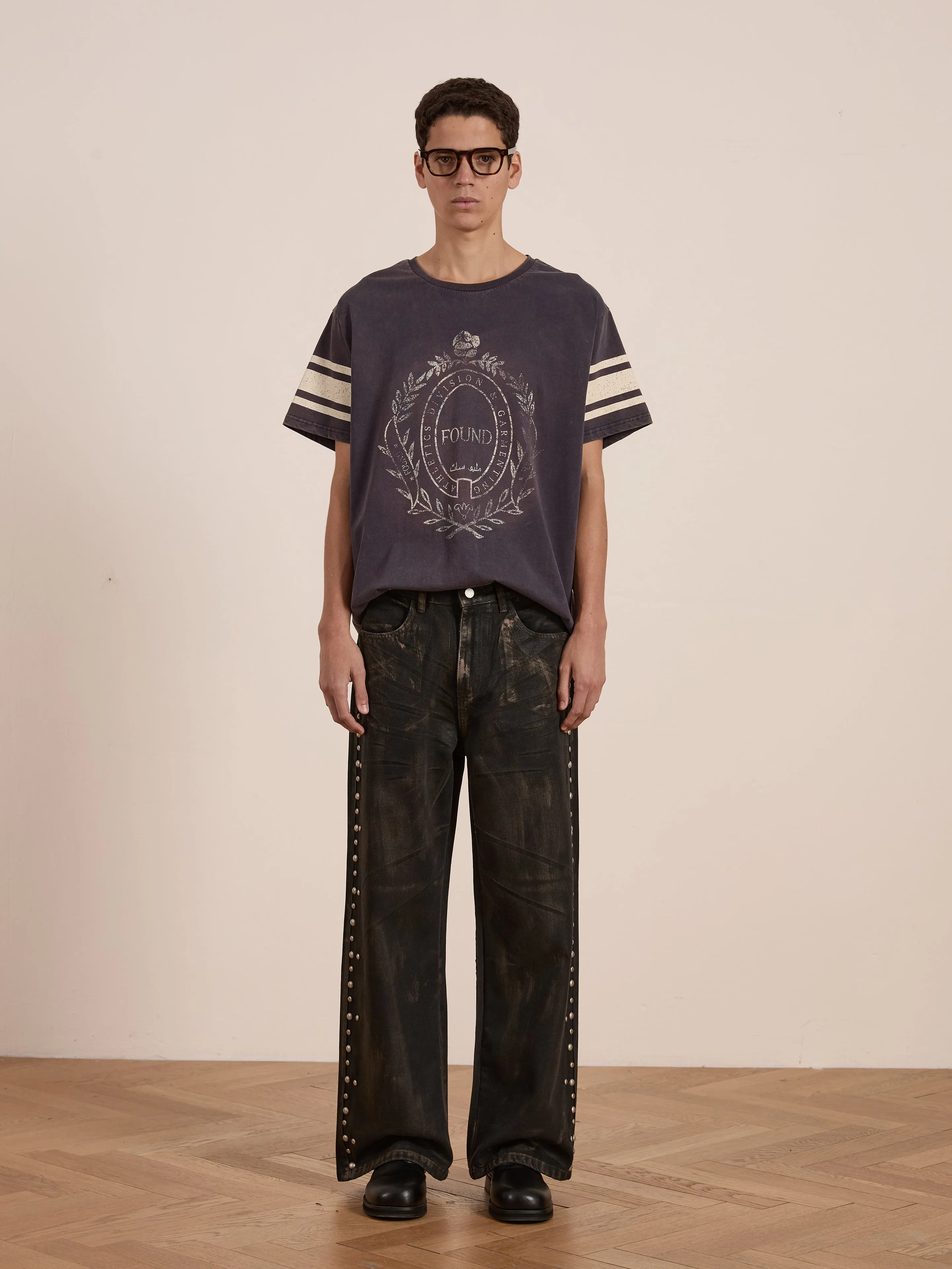 Collegiate Crest Tee sold by Found product image thumbnail 4