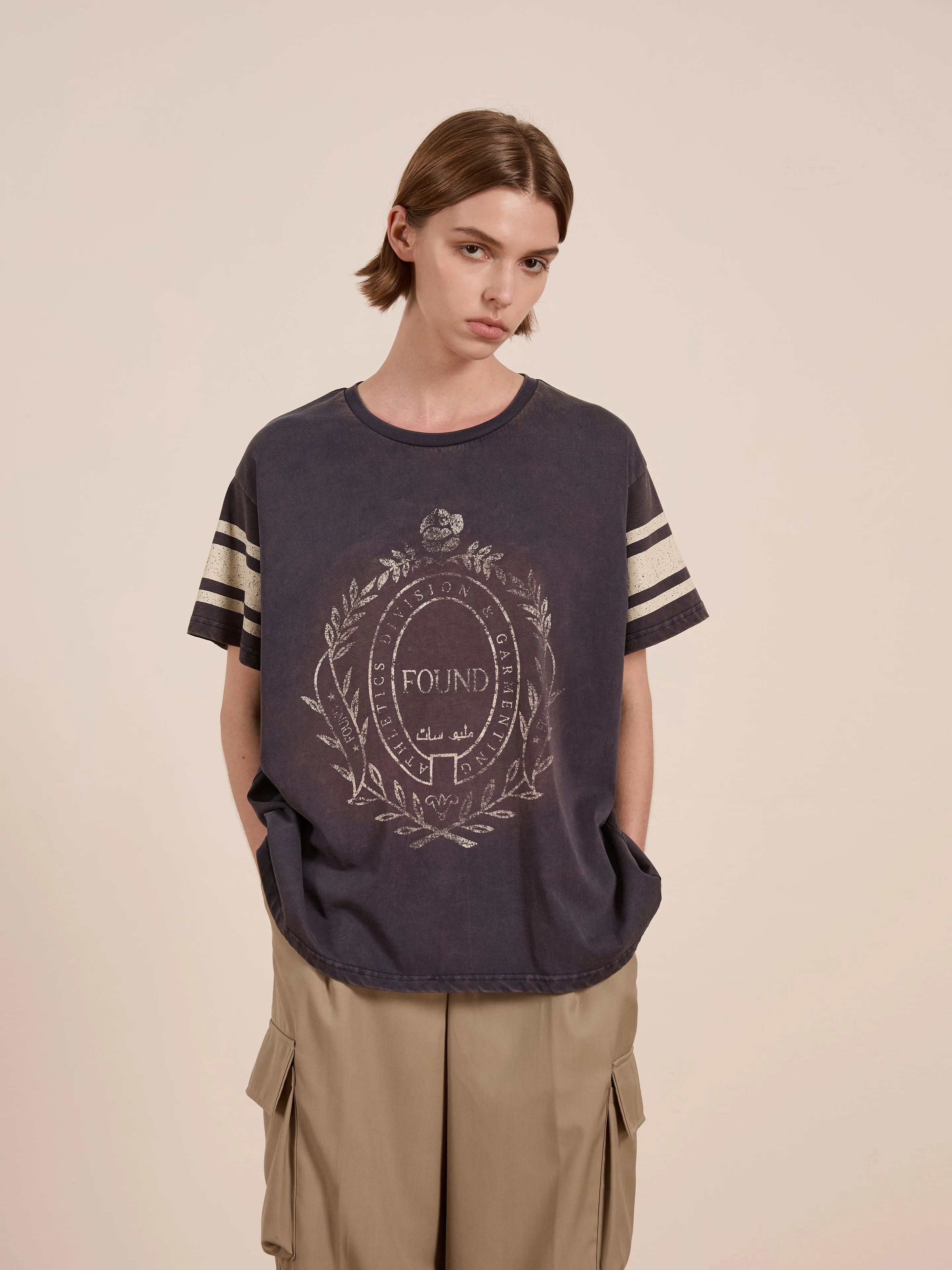 Collegiate Crest Tee sold by Found product image thumbnail 5