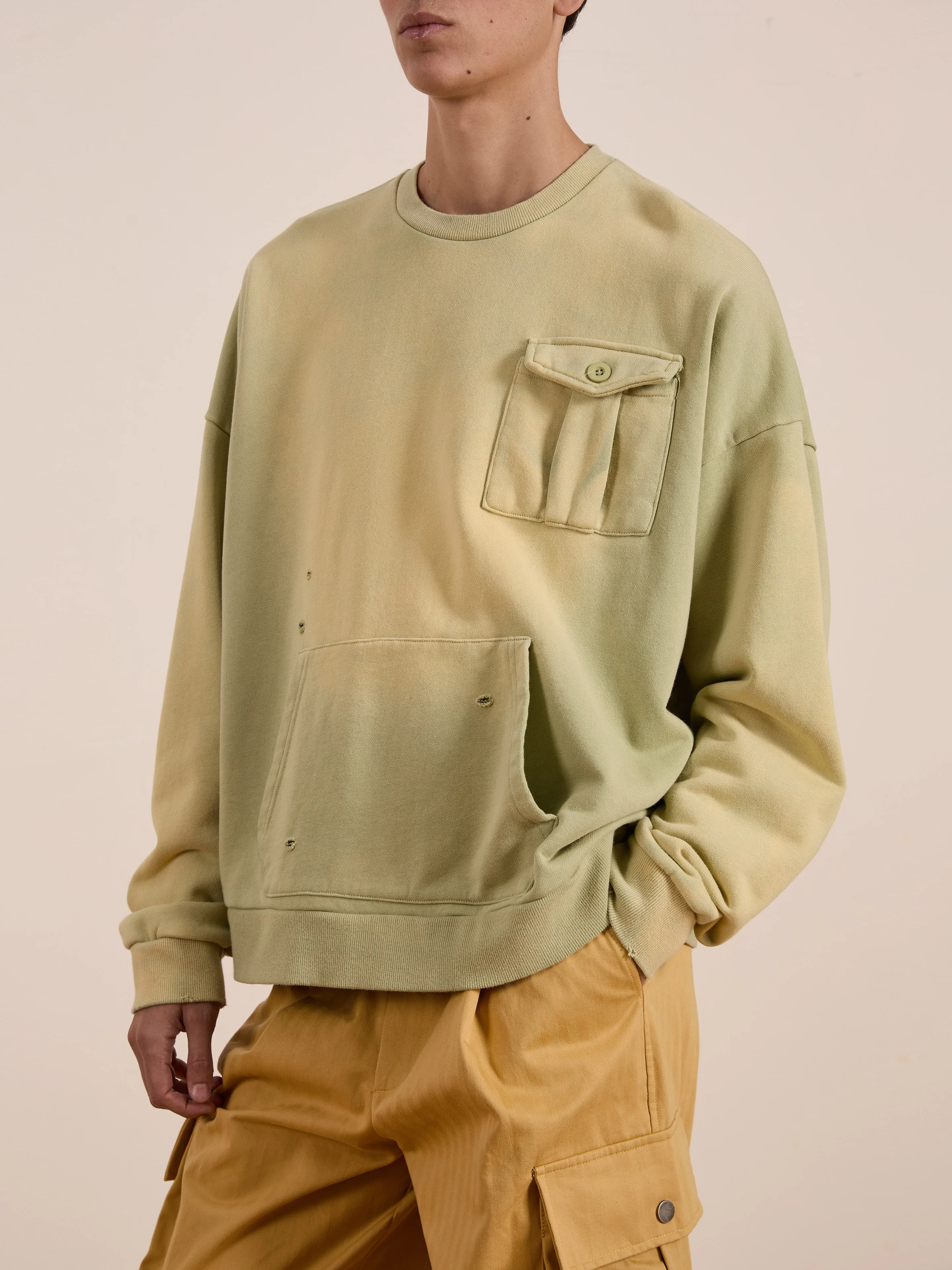 Faded Pocket Crewneck sold by Found product image thumbnail 2