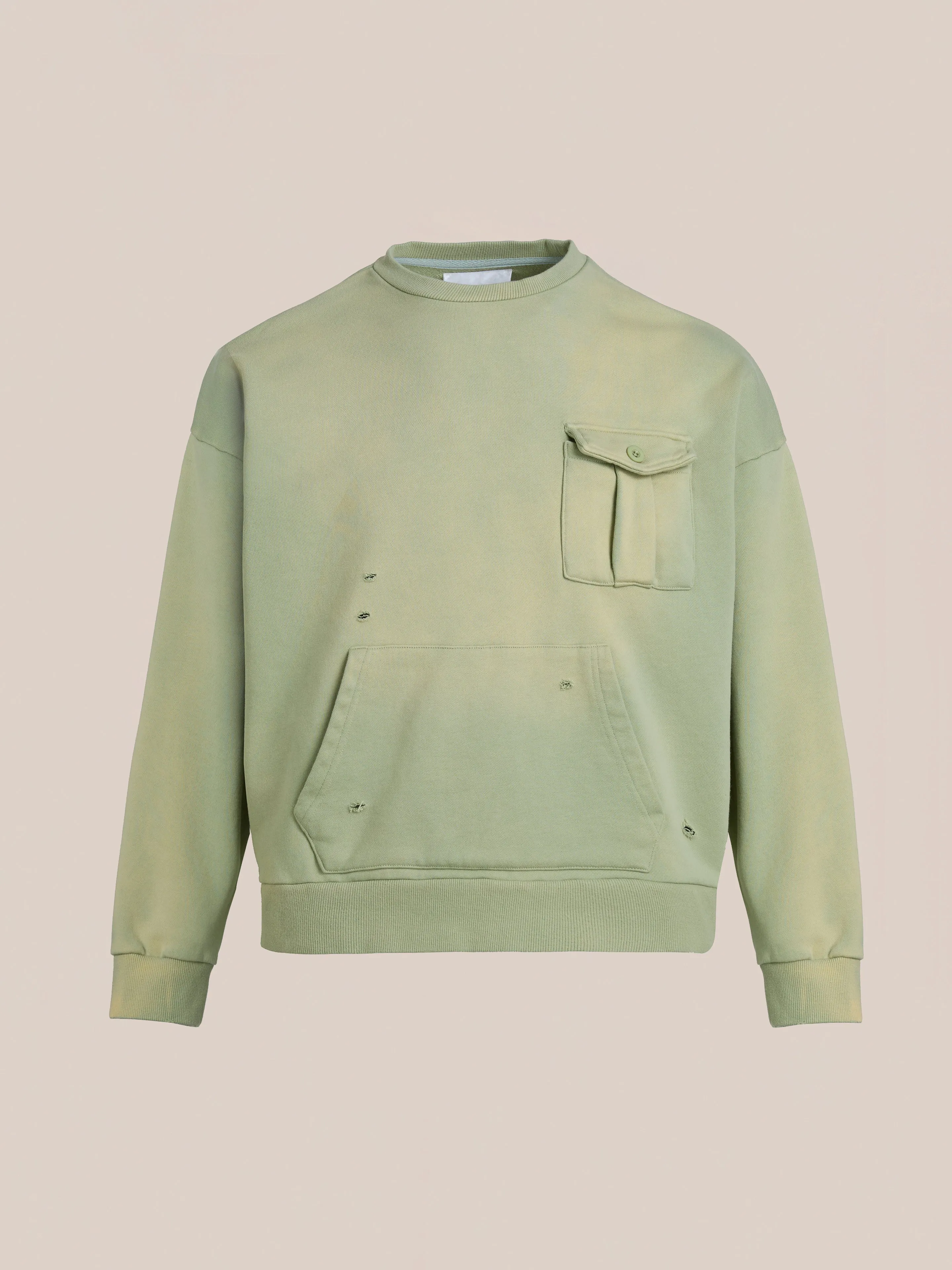 Faded Pocket Crewneck sold by Found product image thumbnail 5