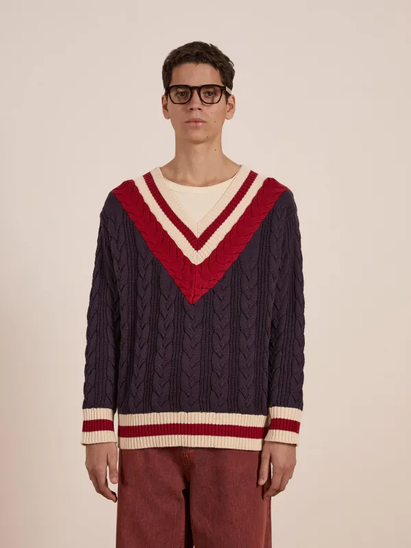 V-Neck Cricket Sweater sold by Found