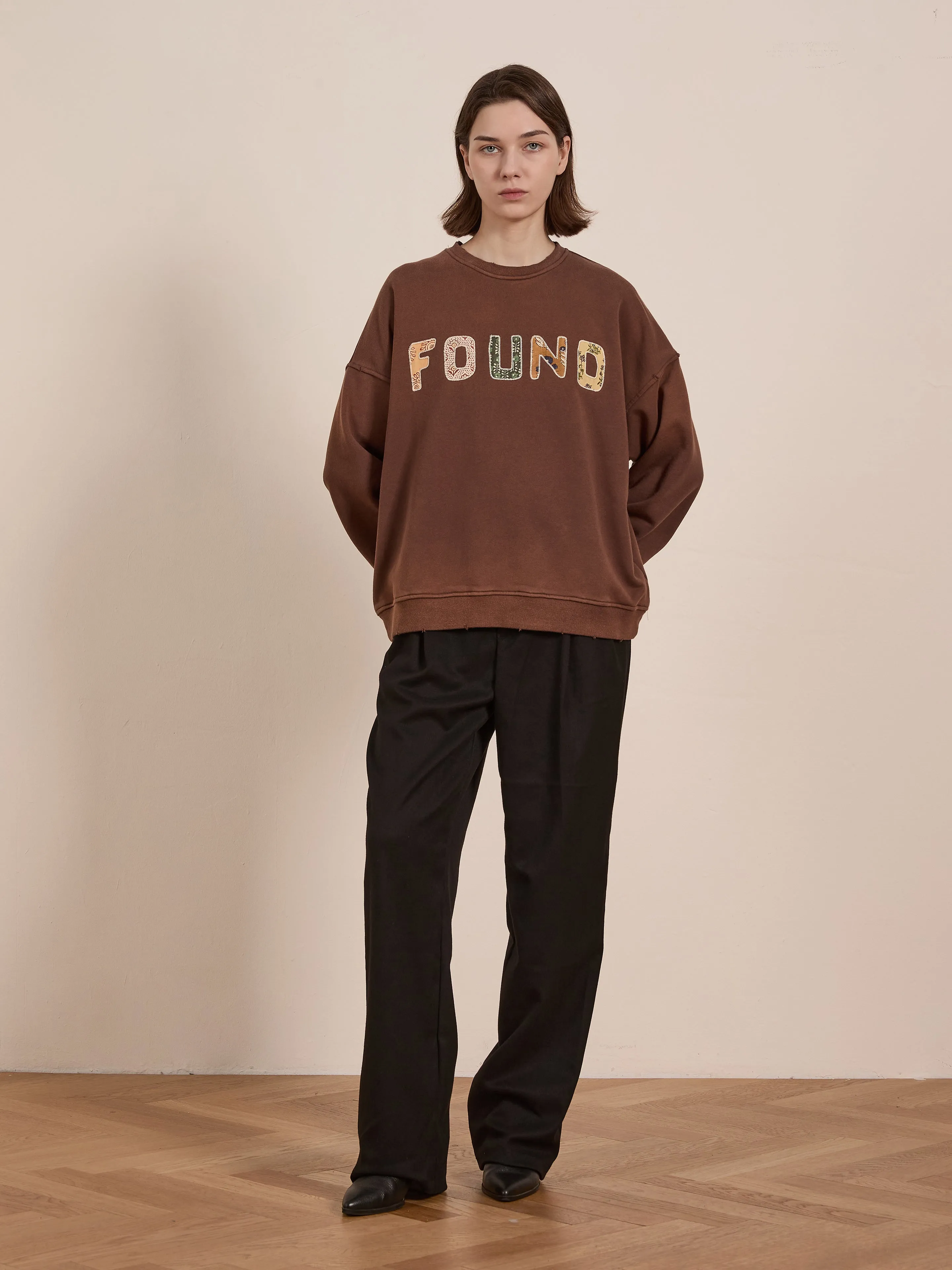 Patterned Logo Crewneck sold by Found product image thumbnail 4