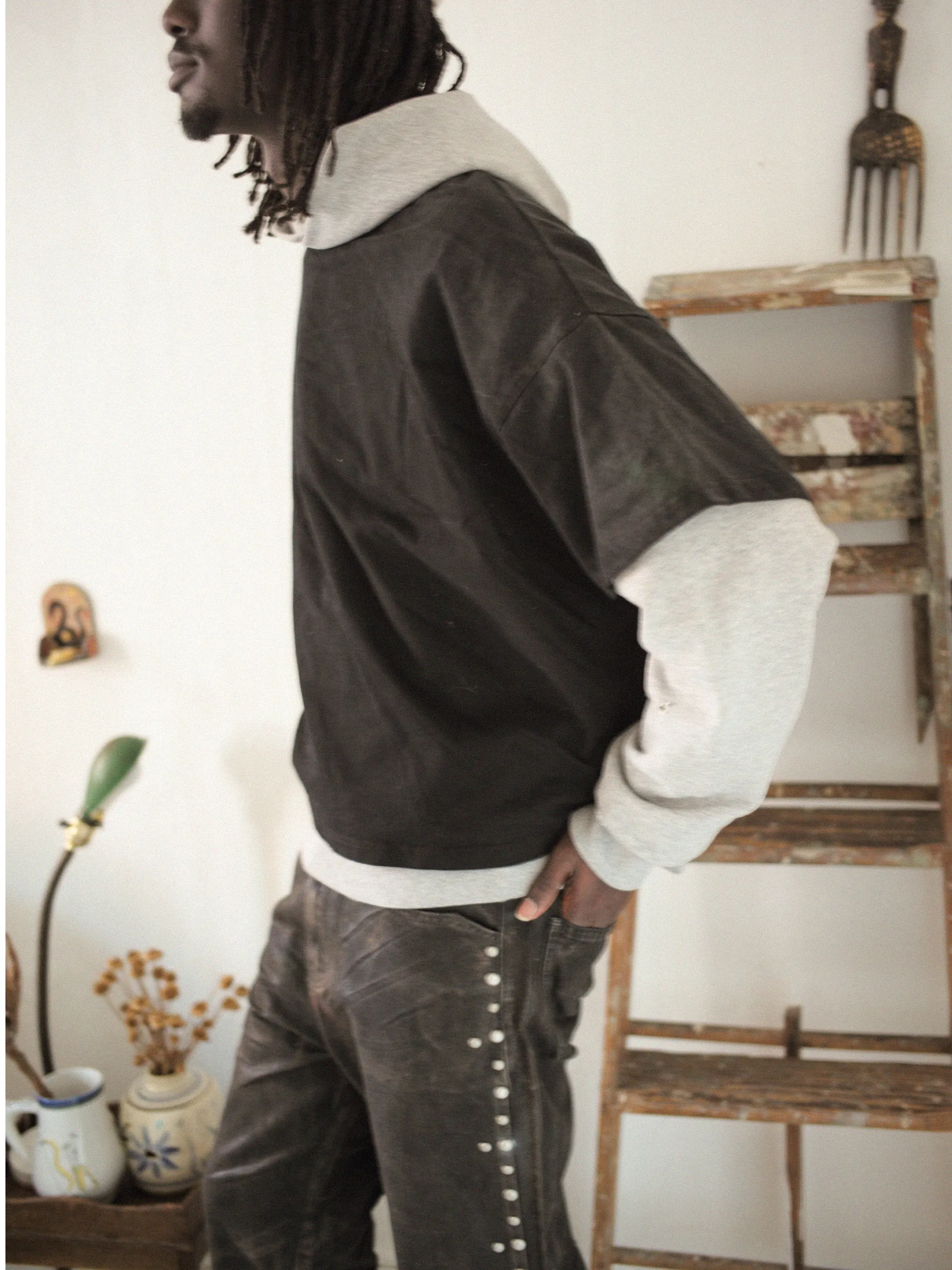 Double Layer Hoodie sold by Found product image thumbnail 2