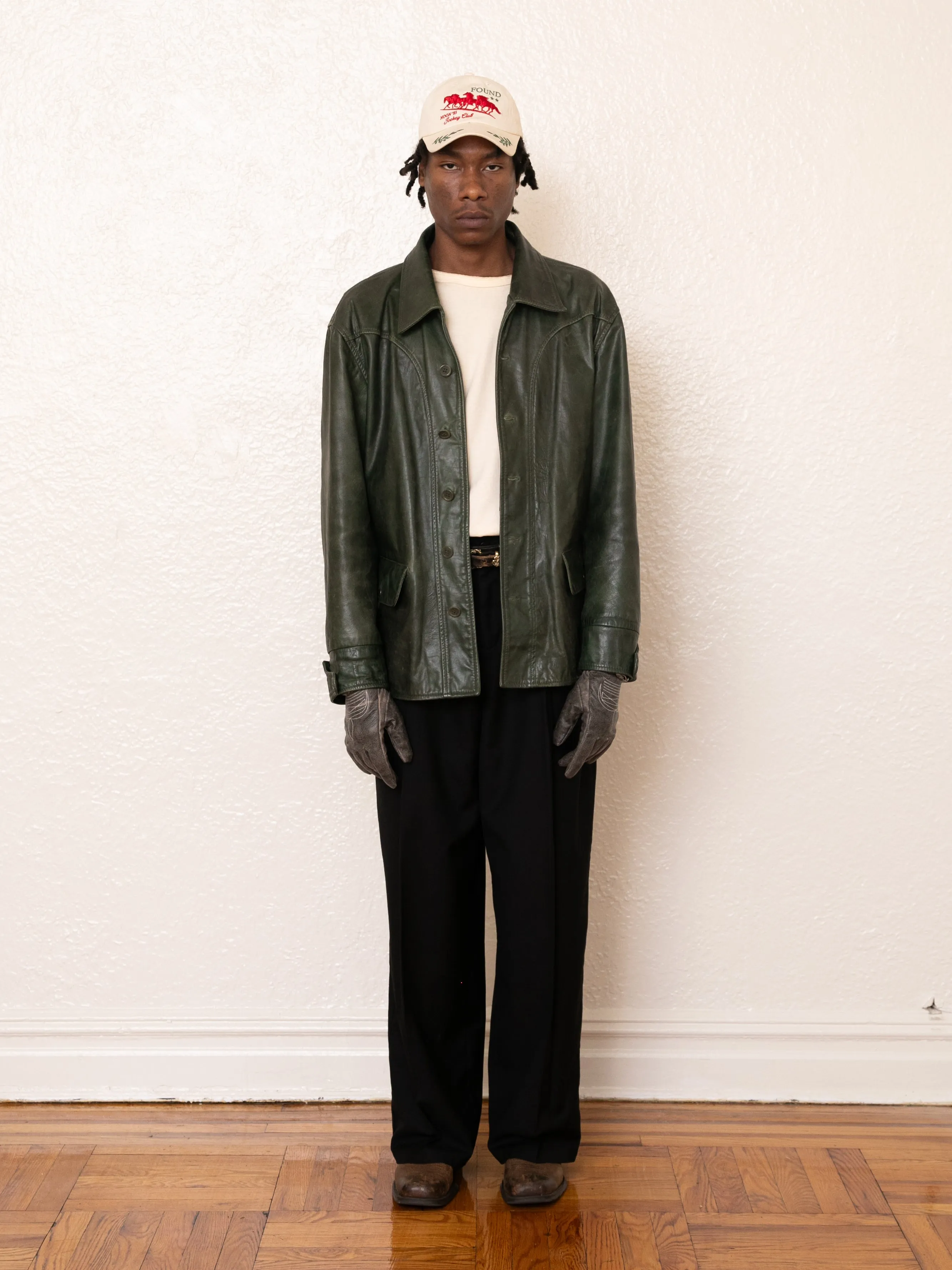 Leather Field Jacket sold by Found product image thumbnail 5