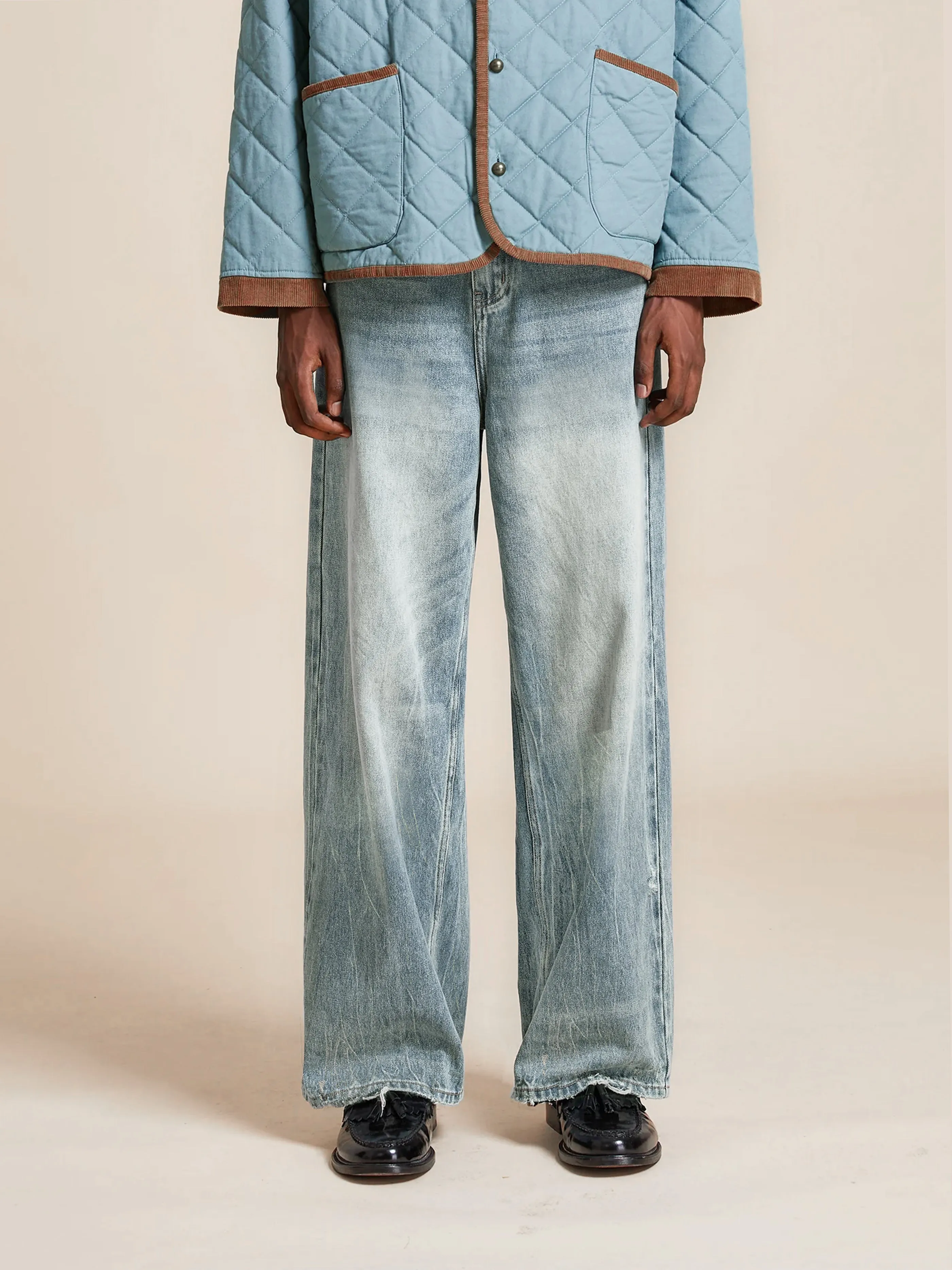 Lacy Baggy Jeans sold by Found