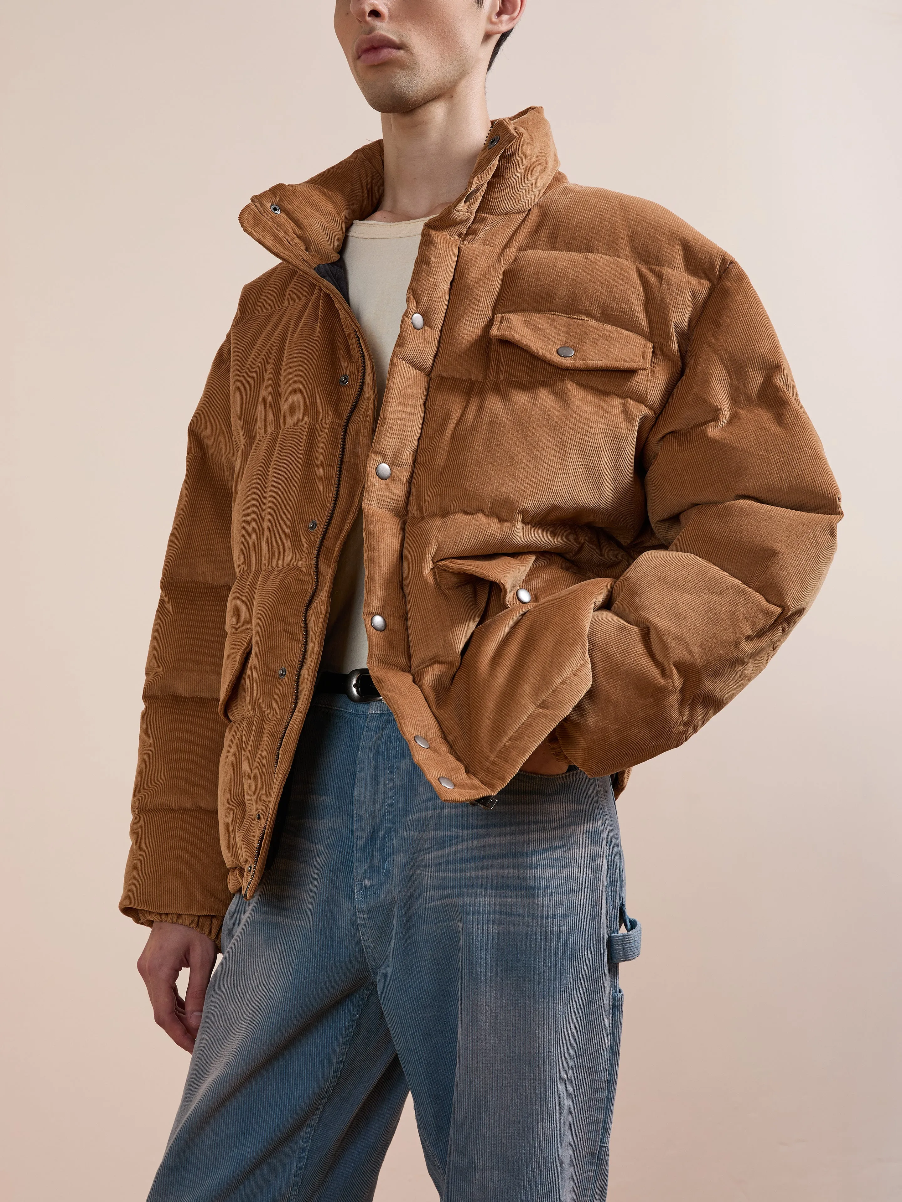 Corduroy Puffer Jacket sold by Found product image thumbnail 2