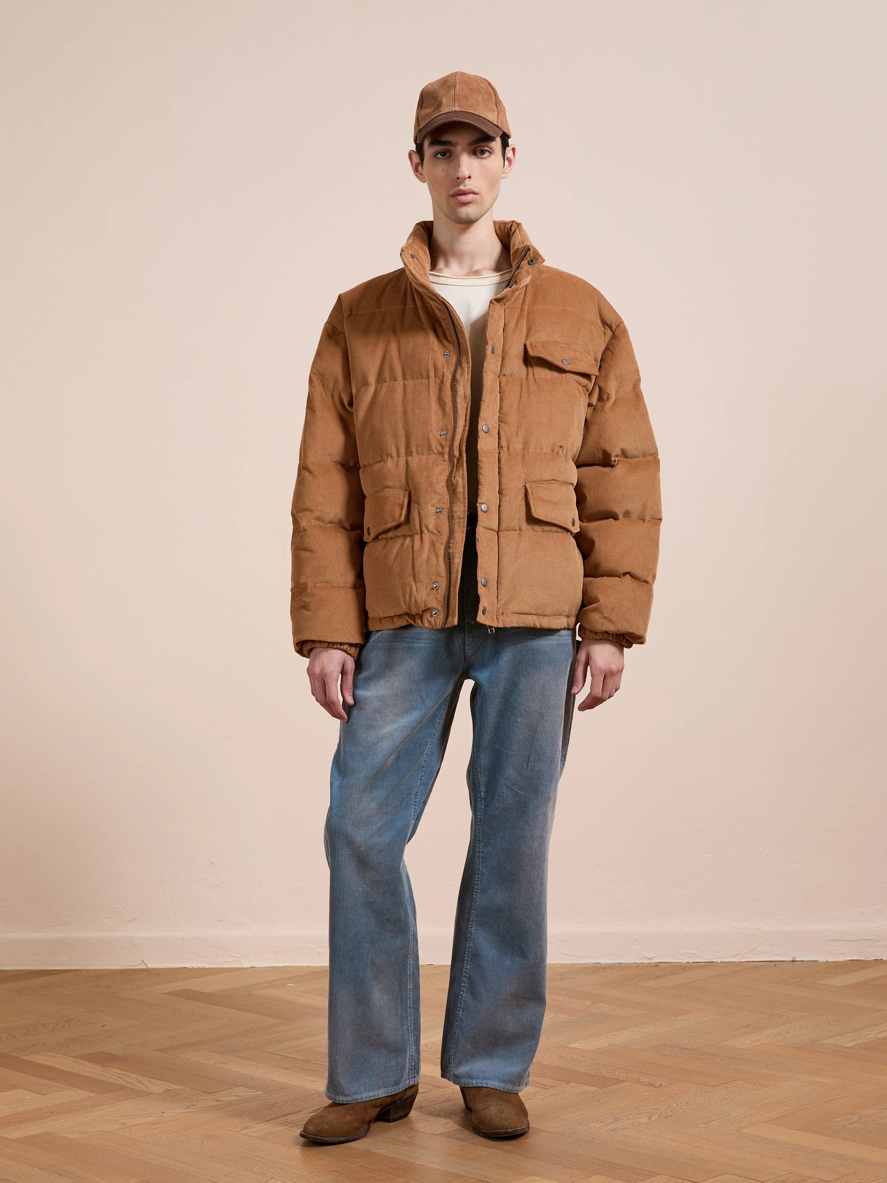 Corduroy Puffer Jacket sold by Found product image thumbnail 4