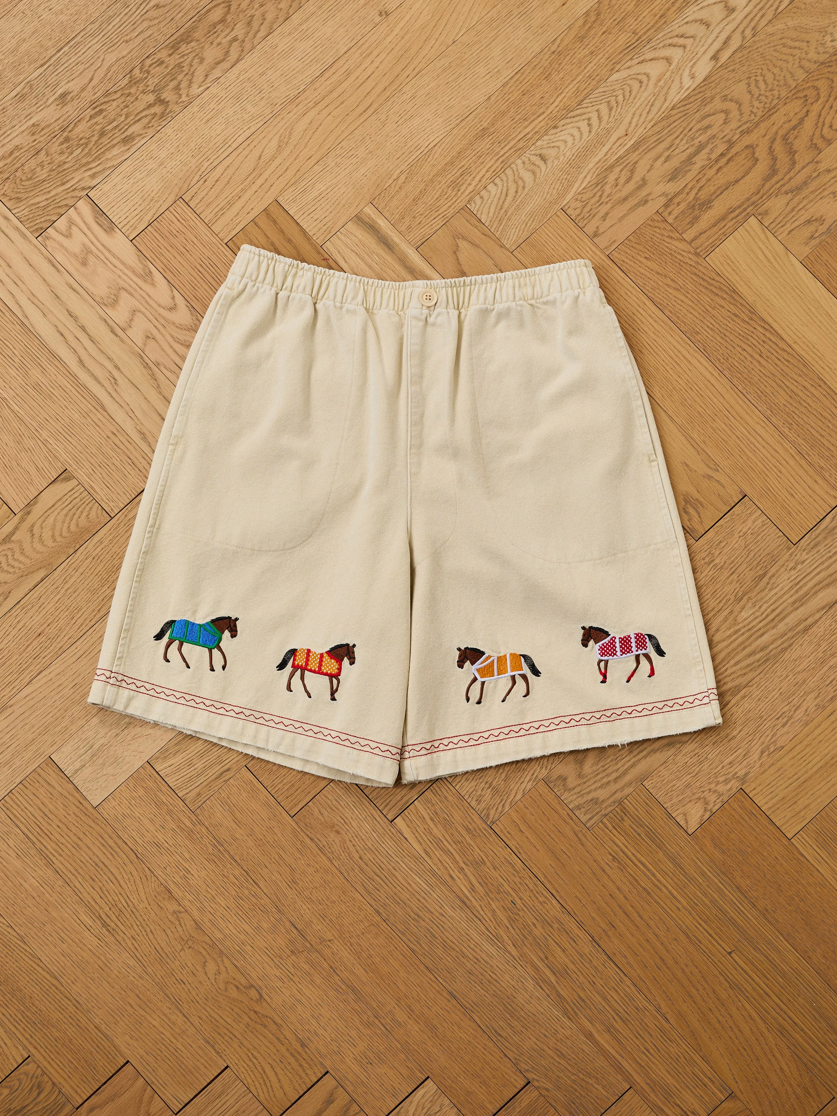 Embroidered Horse Shorts sold by Found product image thumbnail 3