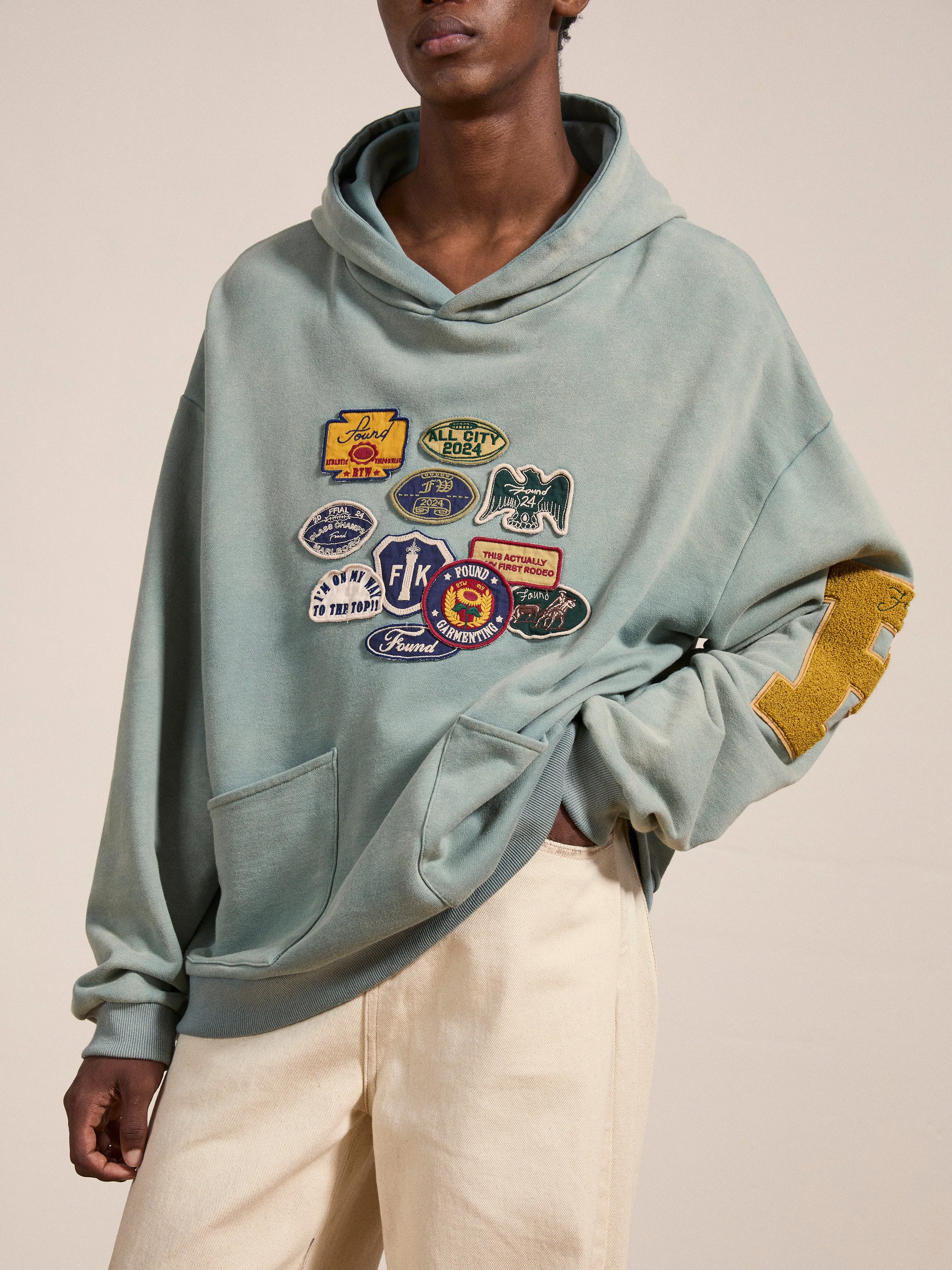 Multi Patch Hoodie sold by Found product image thumbnail 3