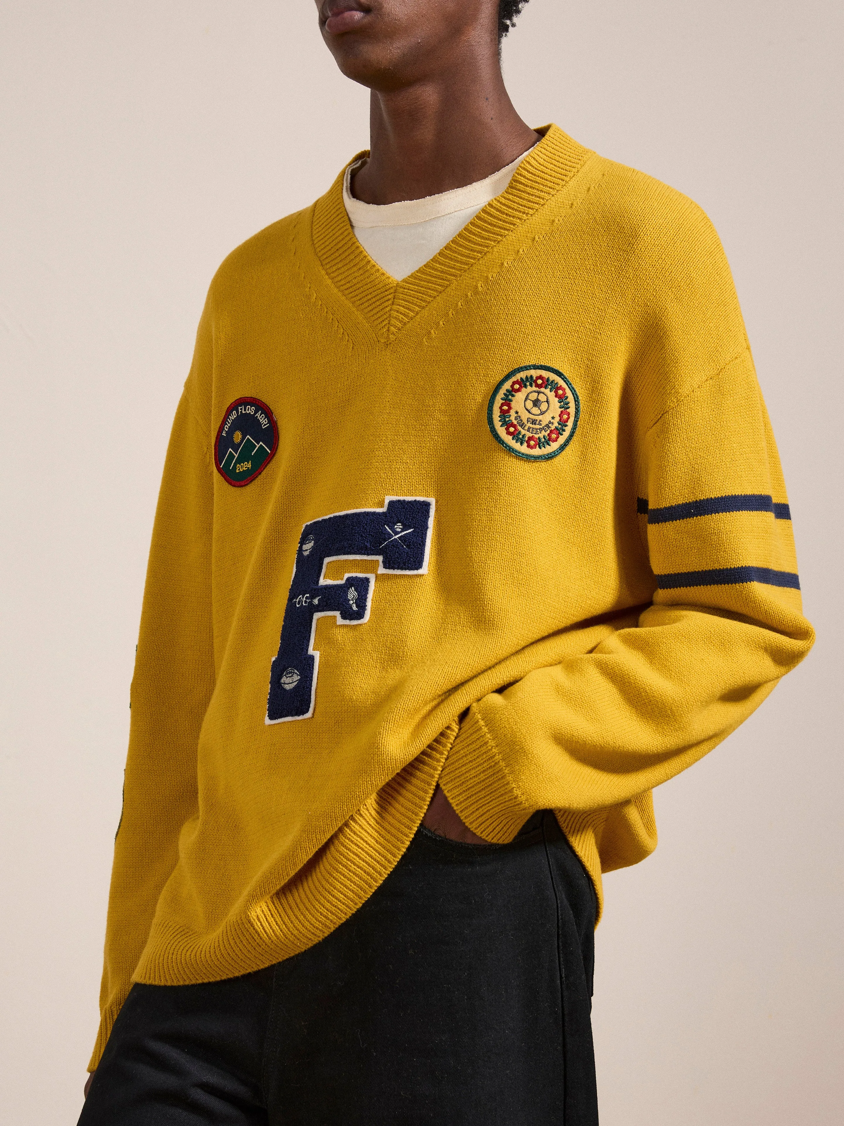 Arrow-Wood Varsity Knit Sweater sold by Found product image thumbnail 2