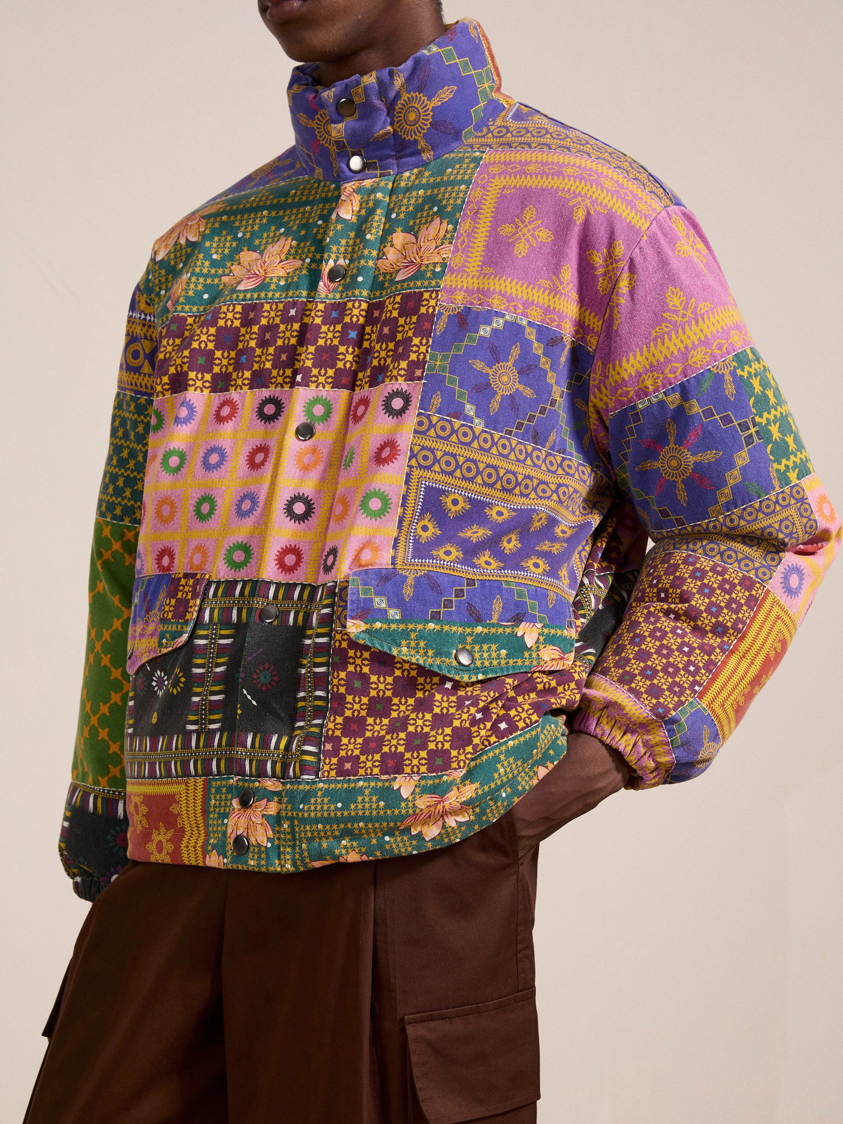 Ayubia Printed Tapestry Puffer Jacket sold by Found product image thumbnail 2