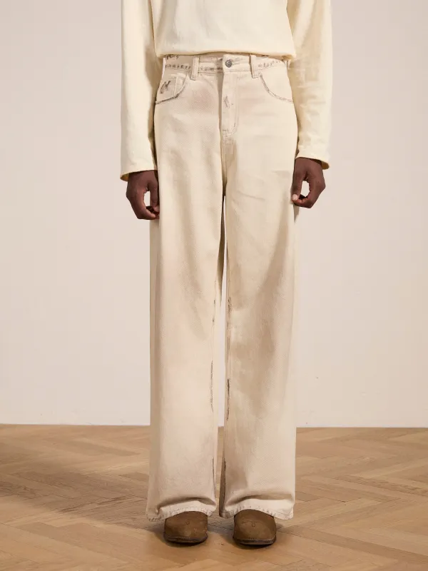 Lacy Baggy Jeans sold by Found