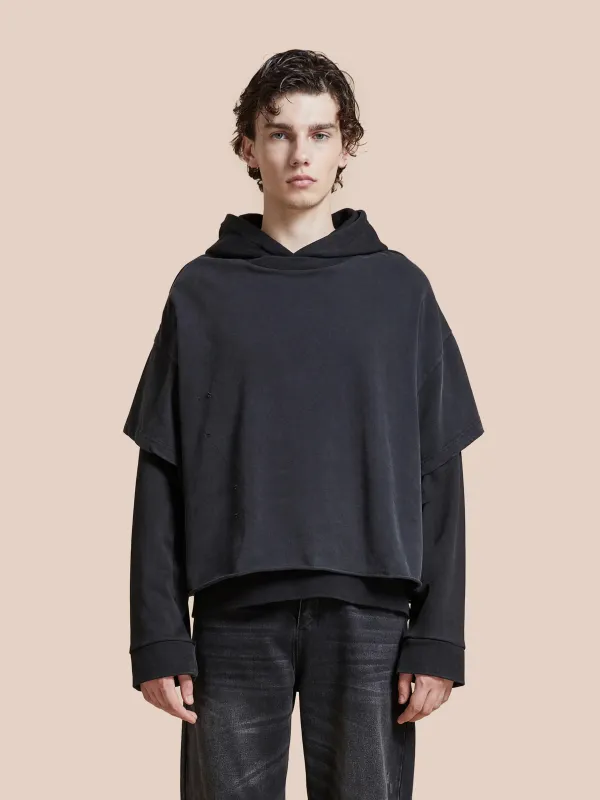 Double Layer Hoodie sold by Found