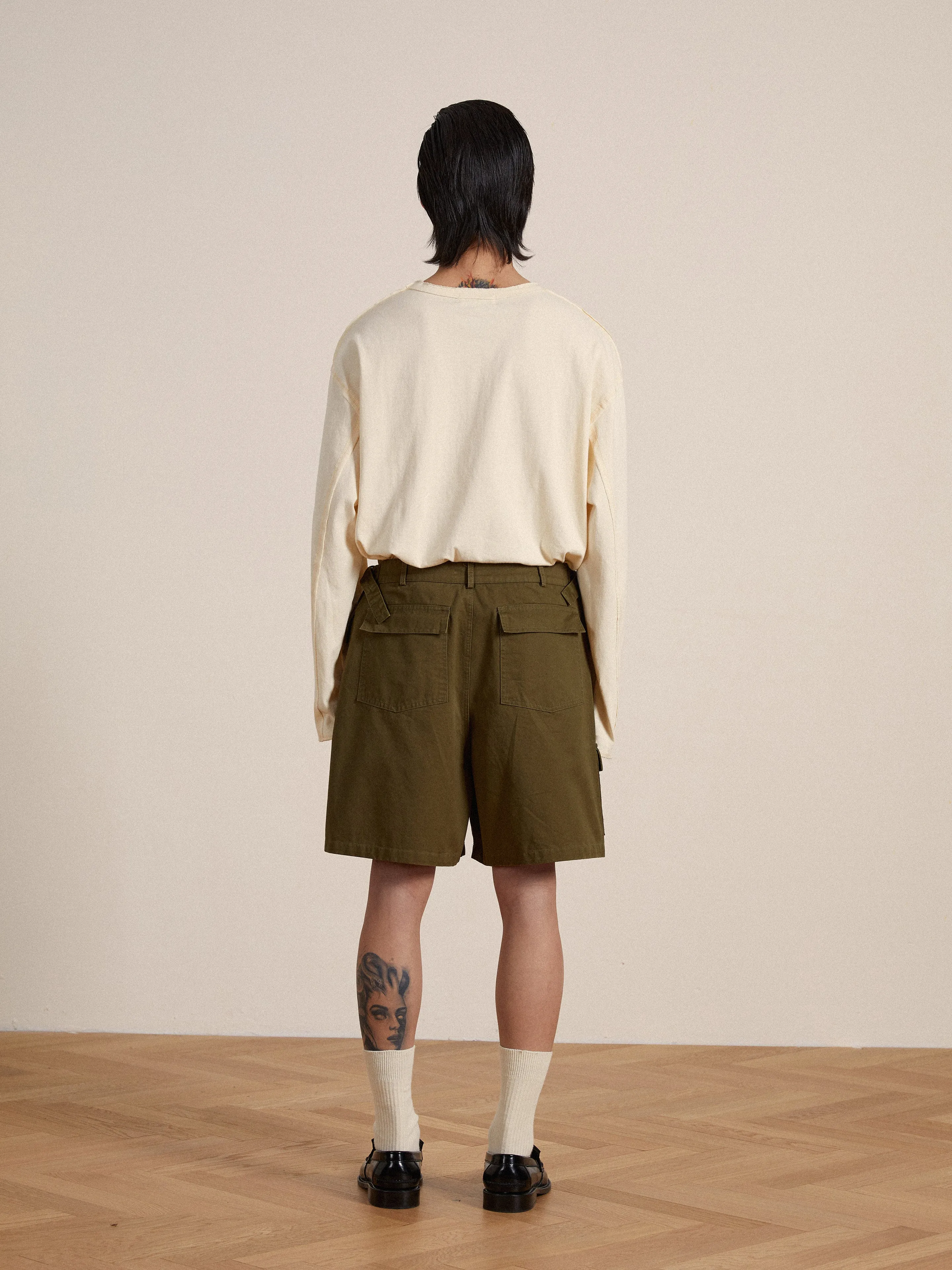 Twill Cargo Shorts sold by Found product image thumbnail 3