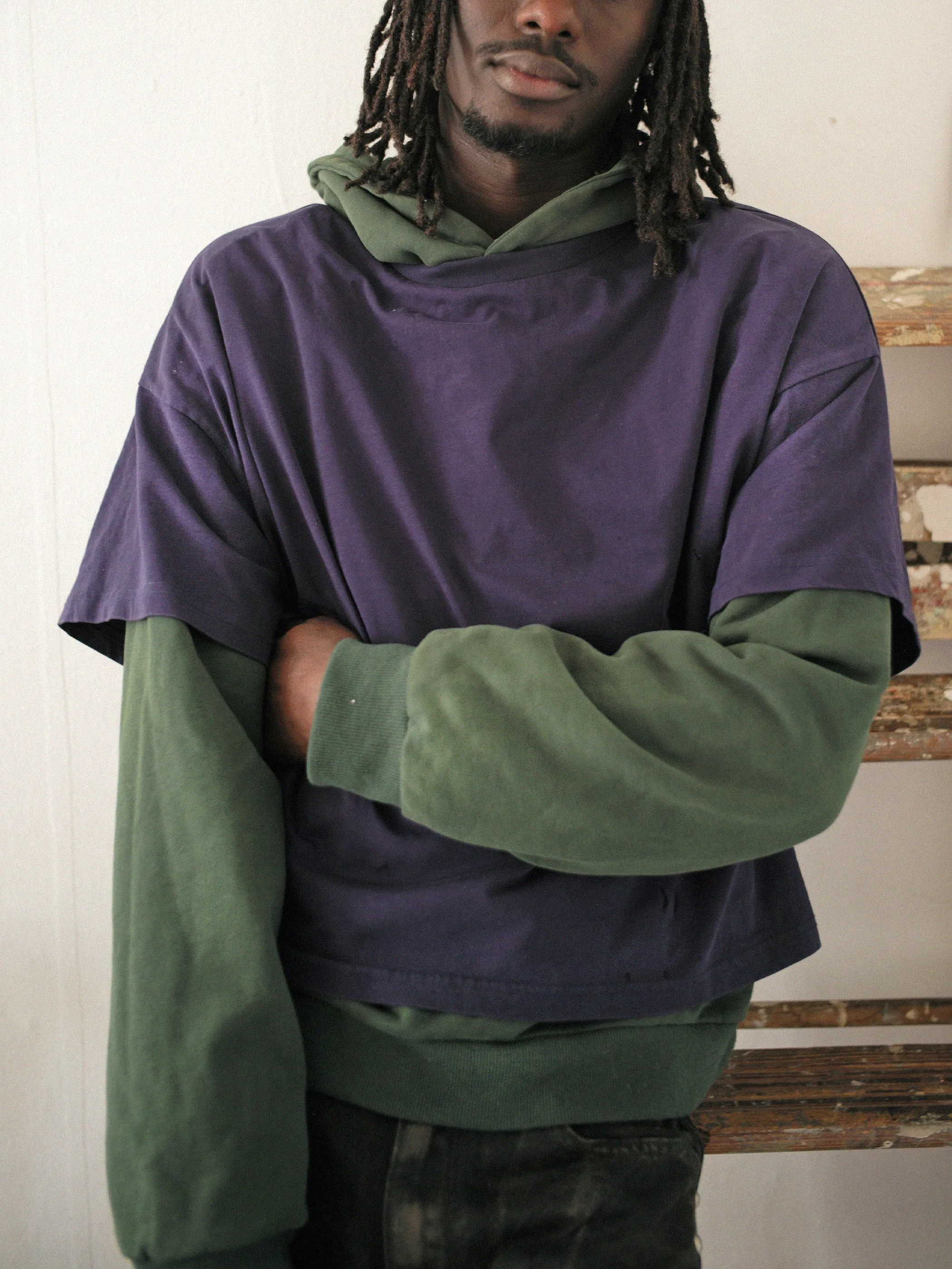 Double Layer Hoodie sold by Found product image thumbnail 2
