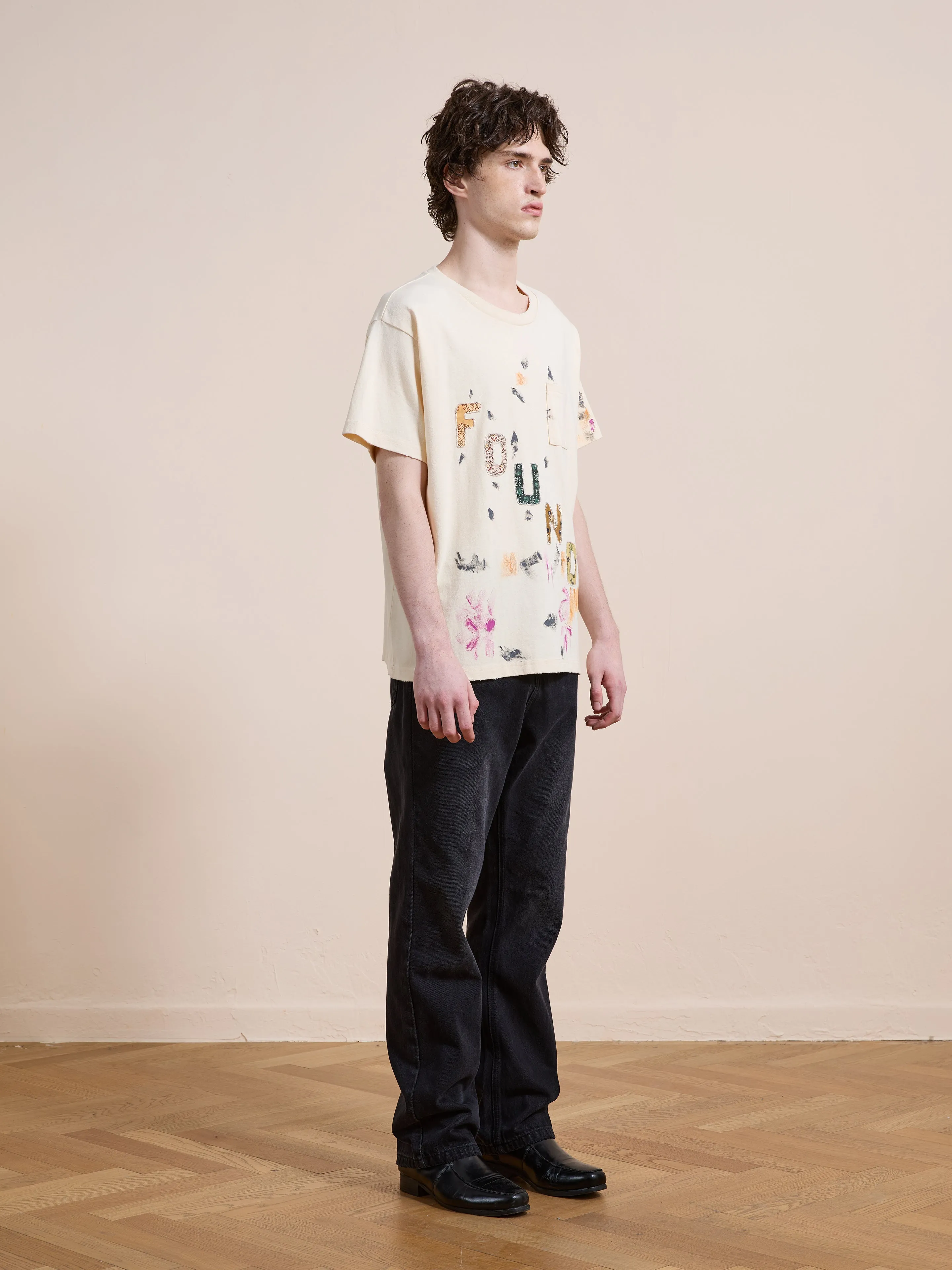 Tapestry Logo Paint Tee sold by Found product image thumbnail 4