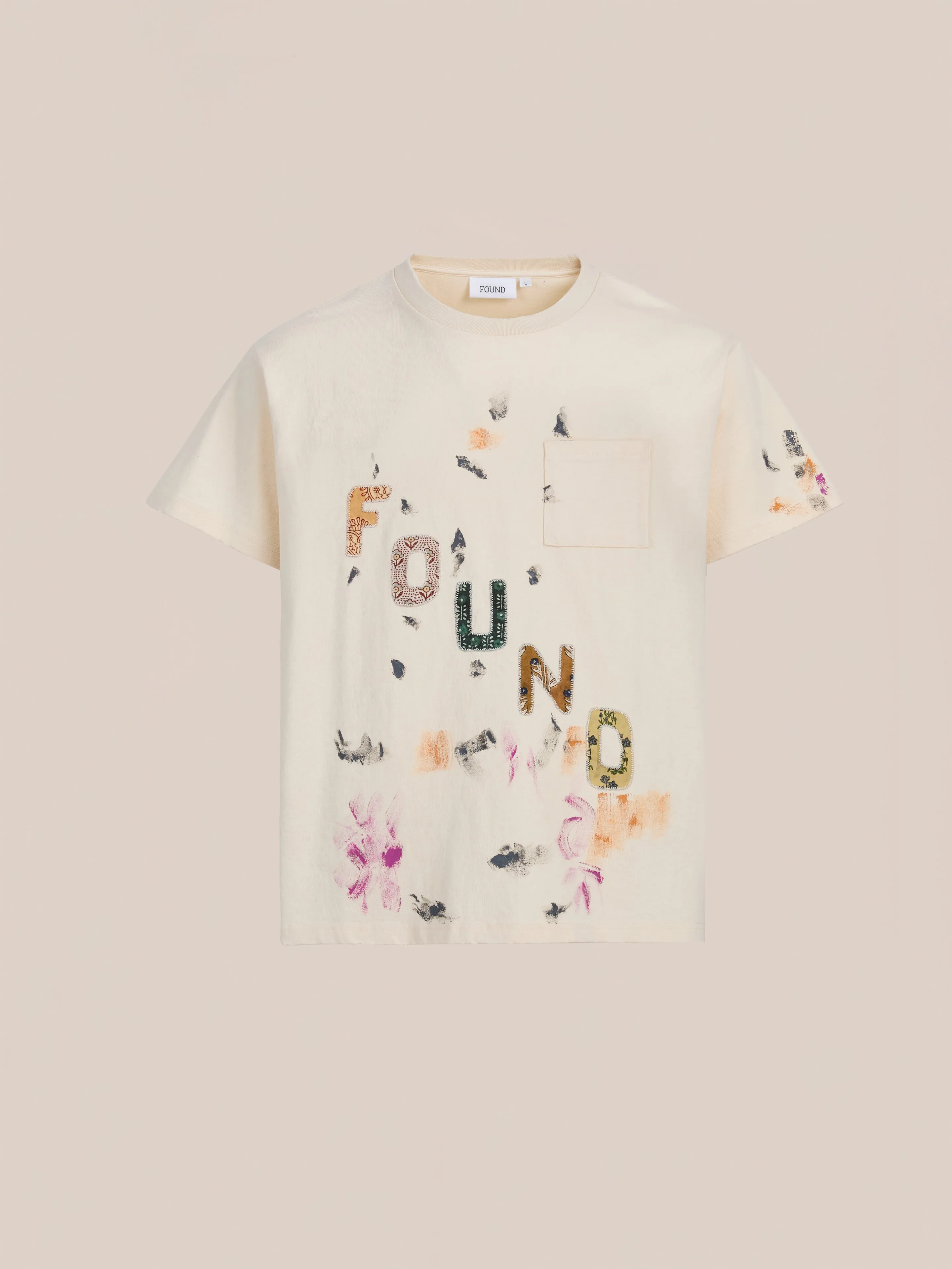 Tapestry Logo Paint Tee sold by Found product image thumbnail 2