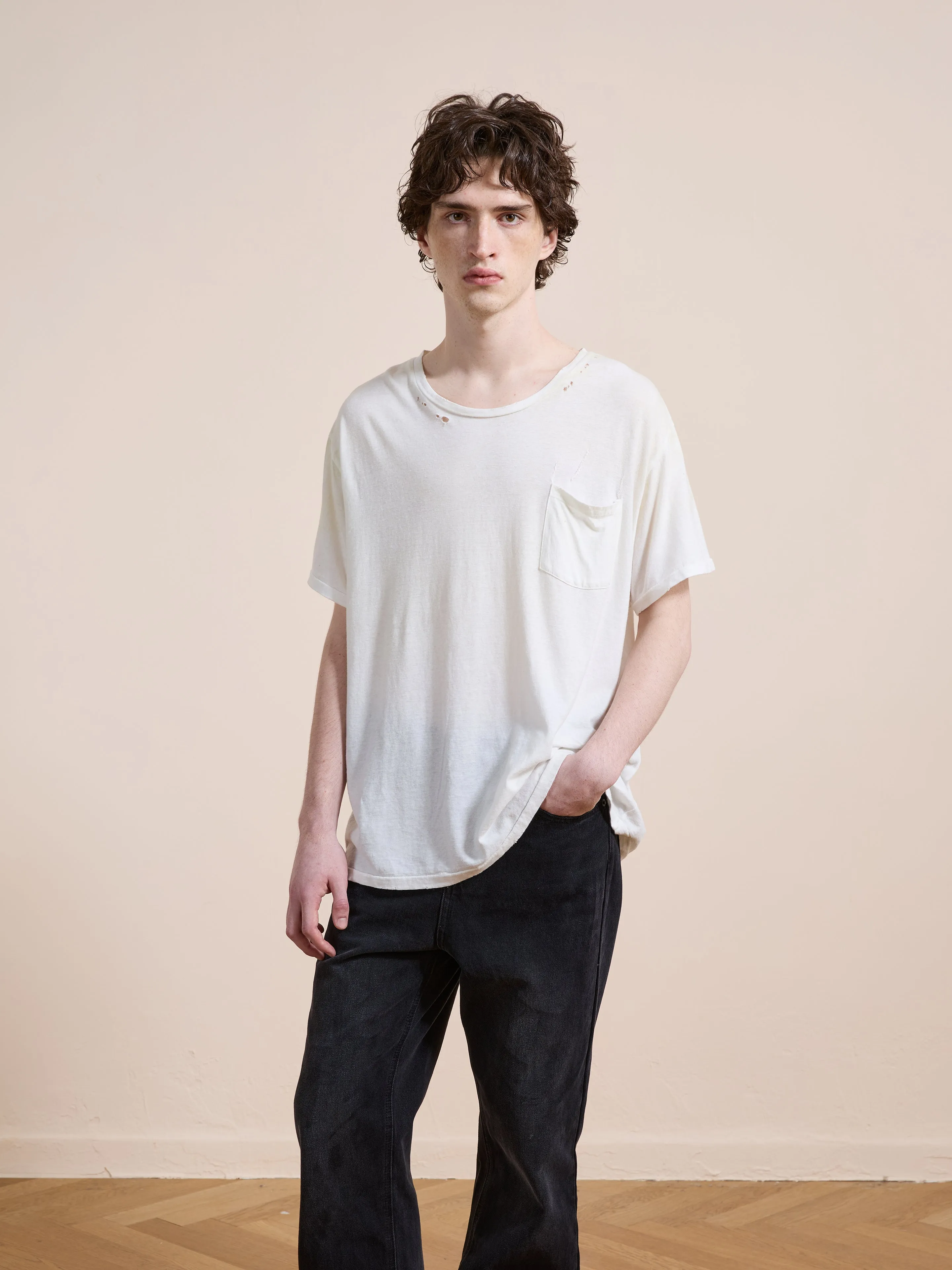 Weathered Pocket Tee sold by Found