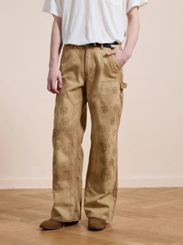 Canvas Studded Work Pants made by Found