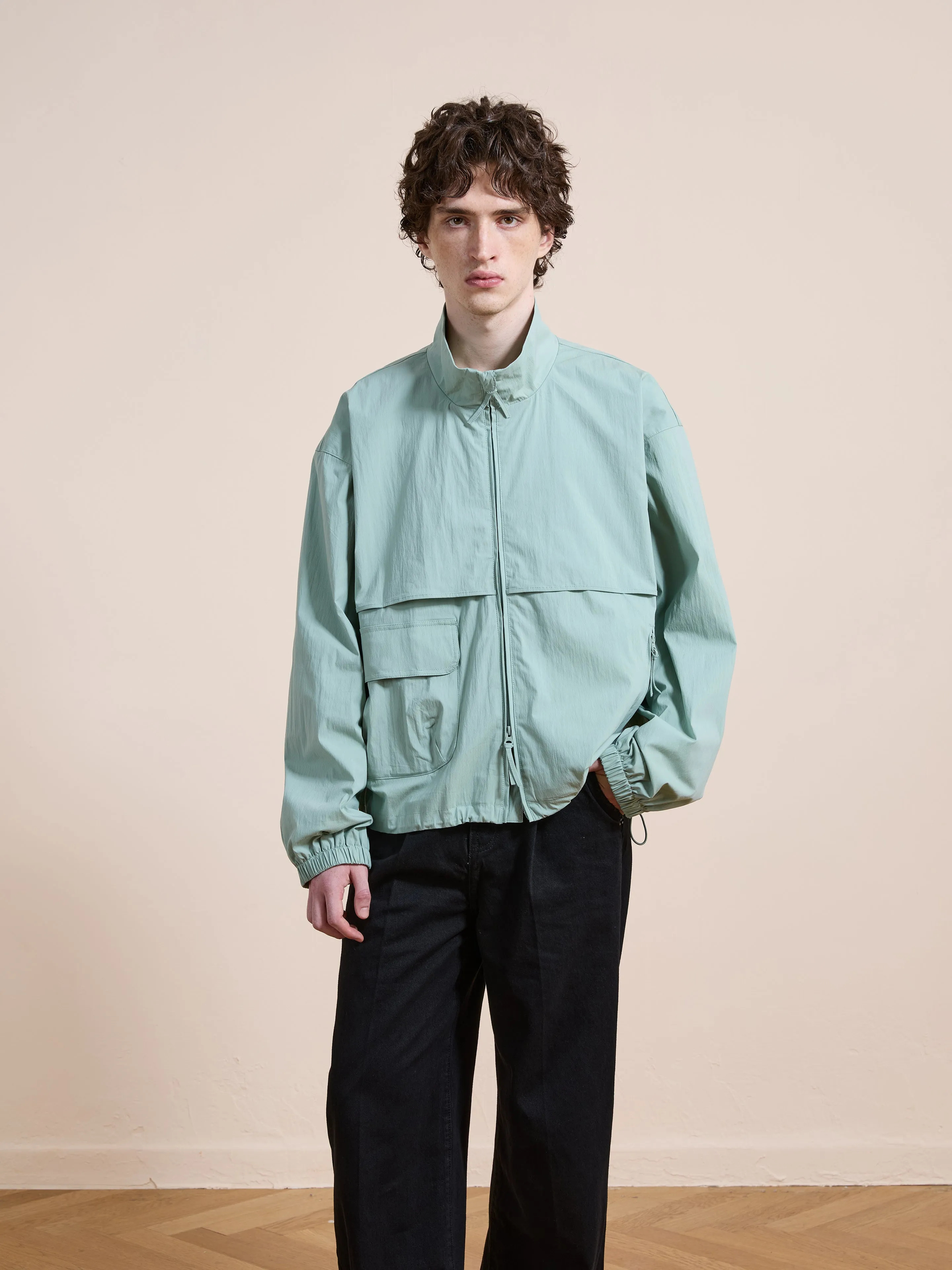 Nylon Pocket Track Jacket sold by Found