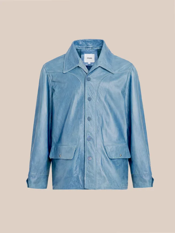 Leather Field Jacket made by Found