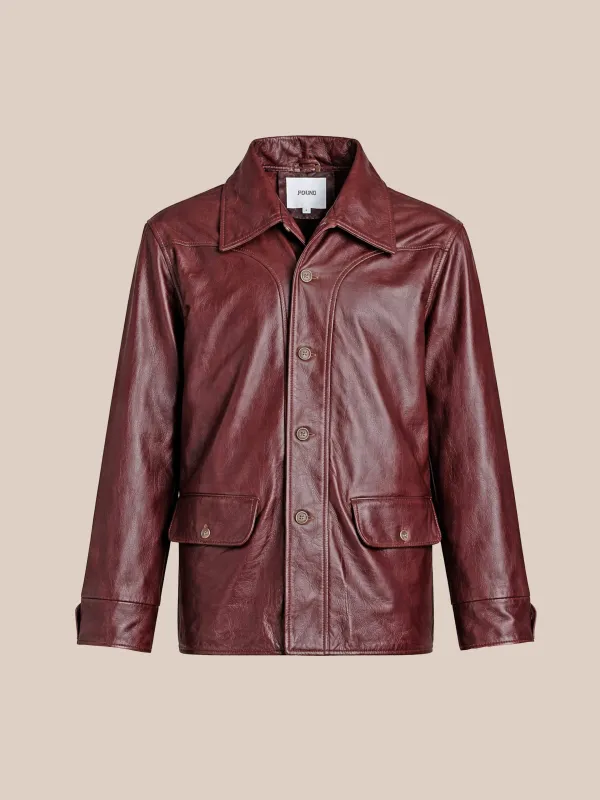 Leather Field Jacket made by Found