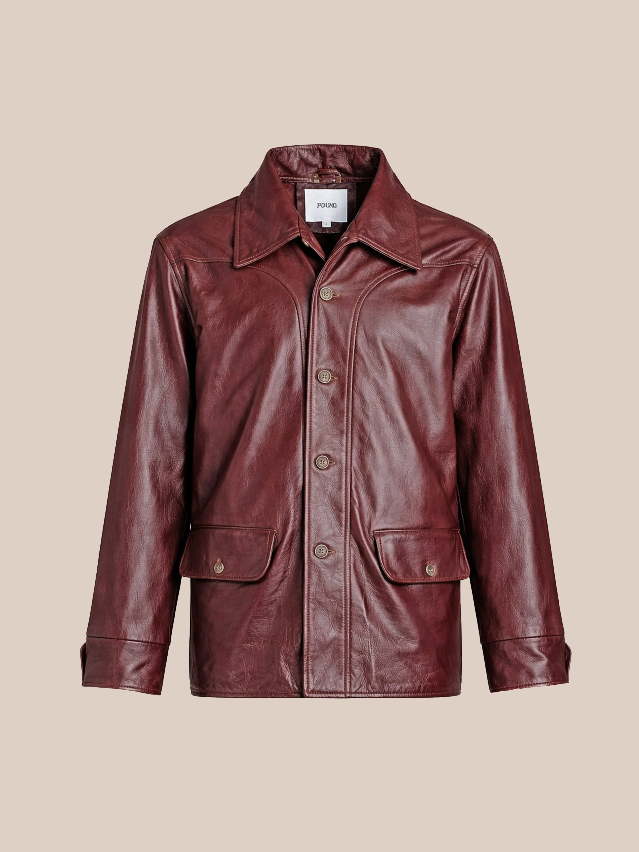 Leather Field Jacket sold by Found