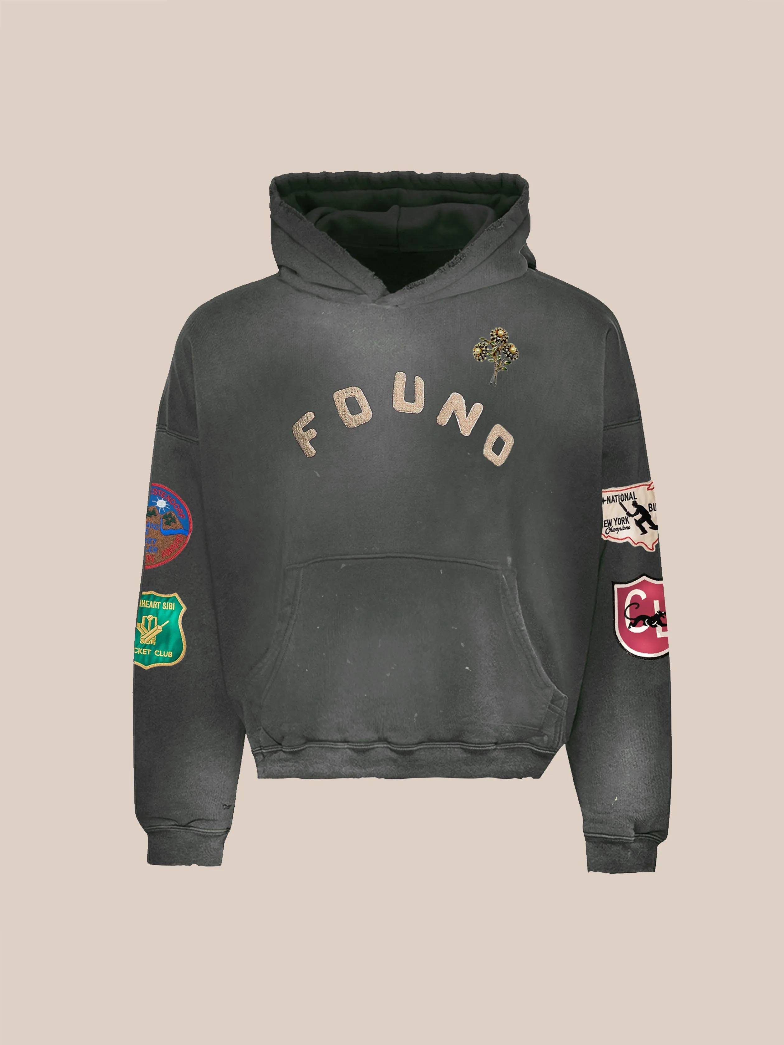 Found Logo Patch Hoodie sold by Found