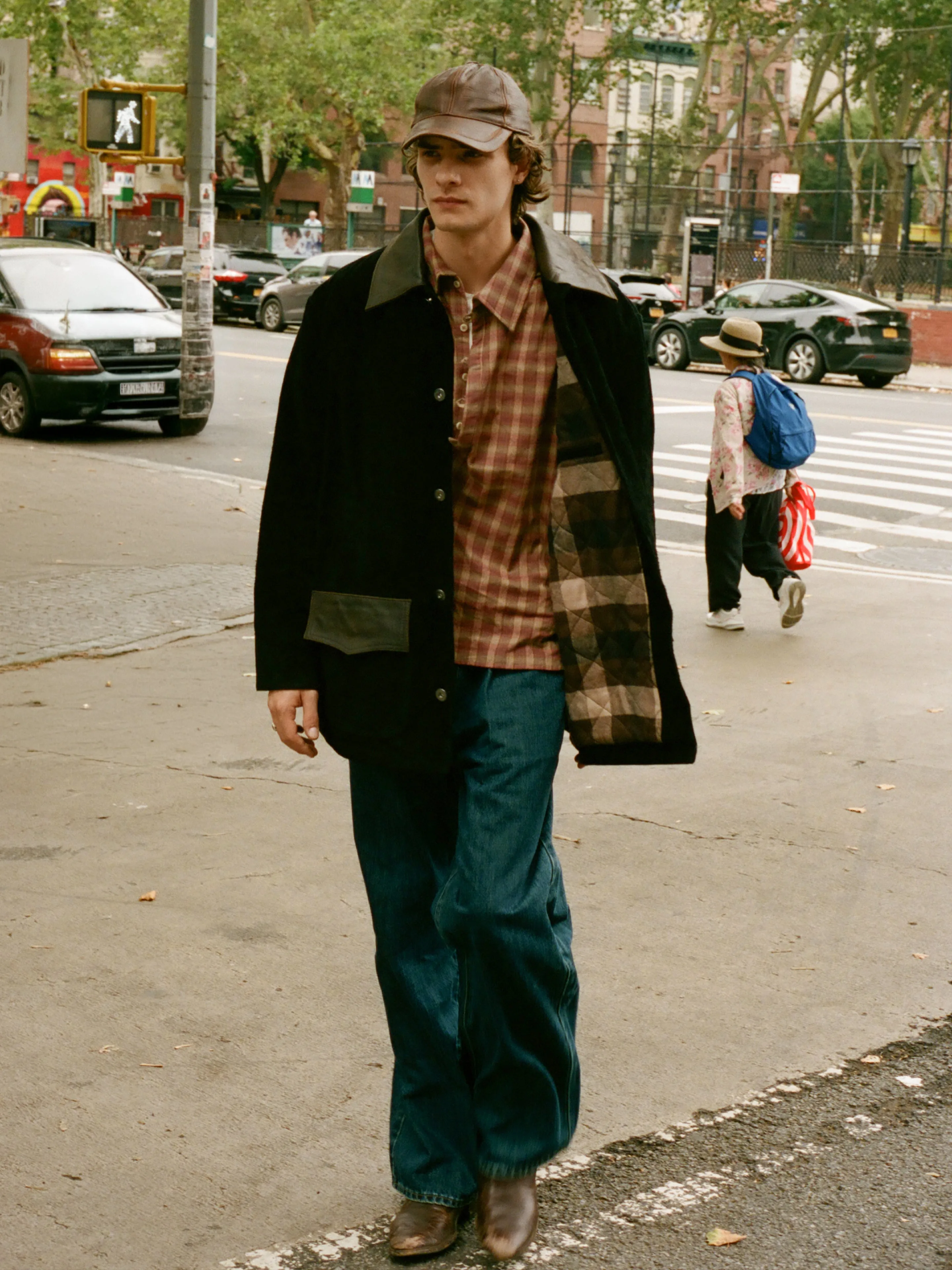 Suede Contrast Barn Jacket sold by Found product image thumbnail 3