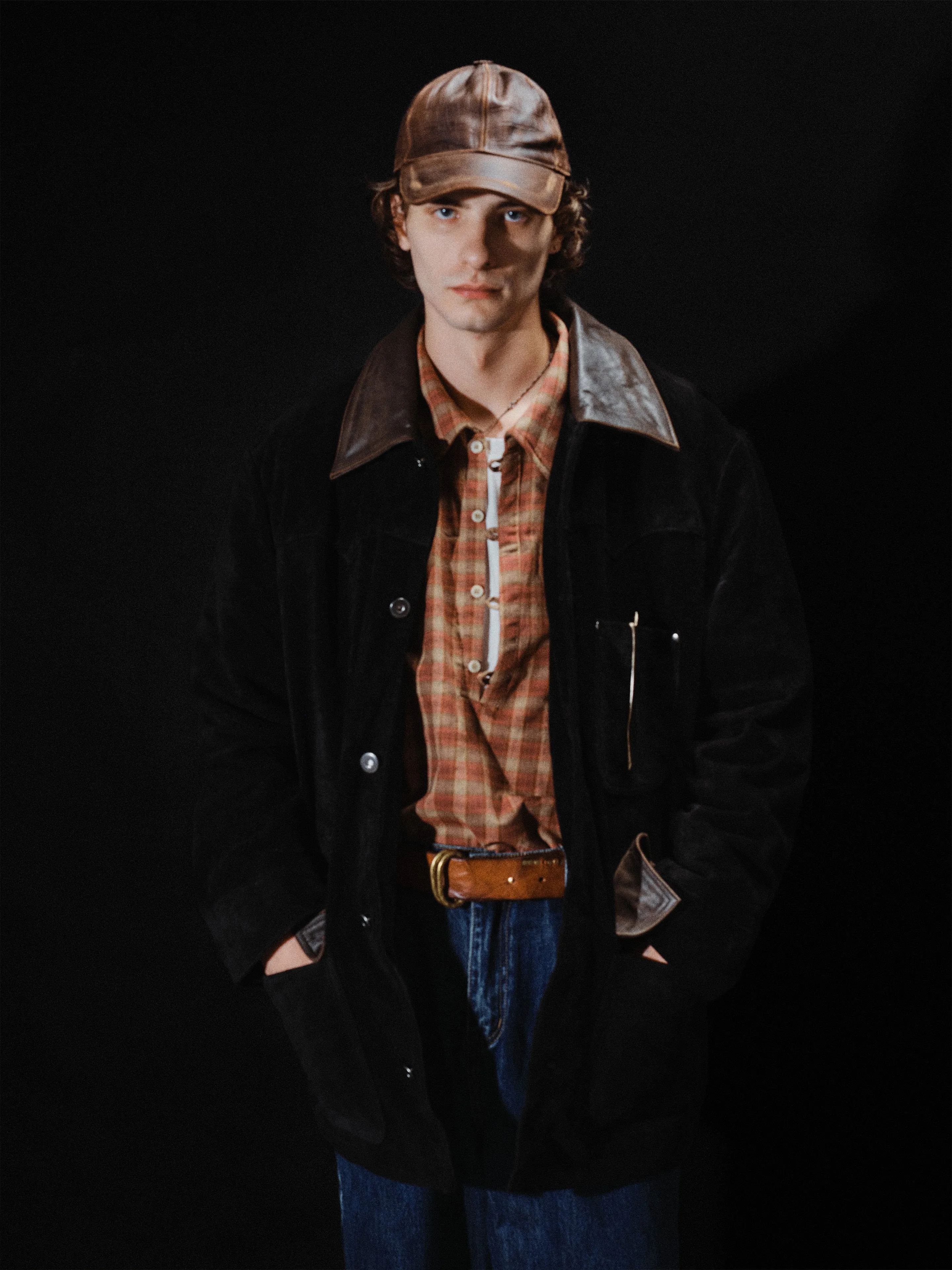 Suede Contrast Barn Jacket sold by Found product image thumbnail 4