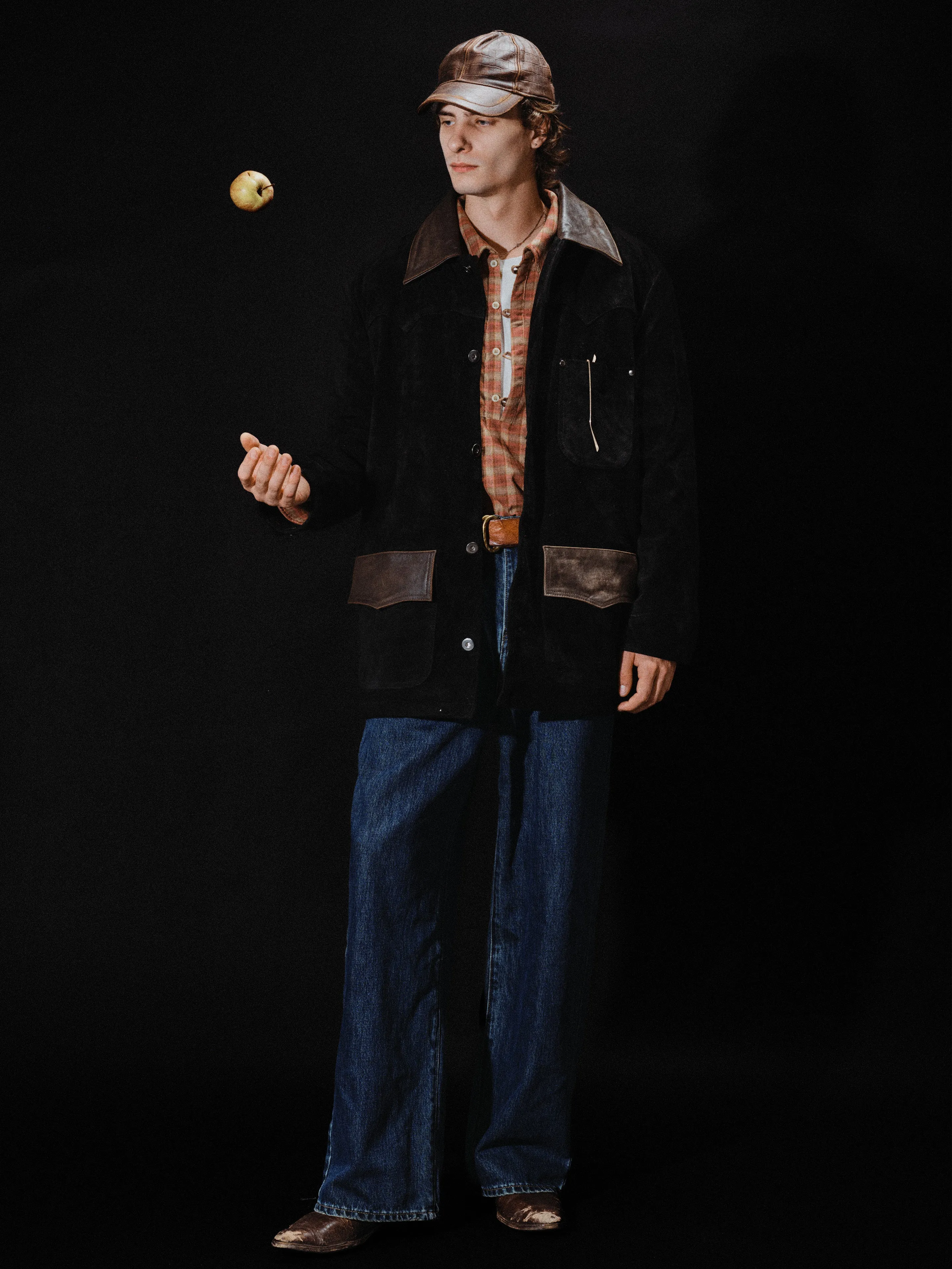 Suede Contrast Barn Jacket sold by Found product image thumbnail 2