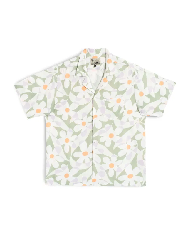 Sage Daisy Trip Camp Shirt sold by Bather