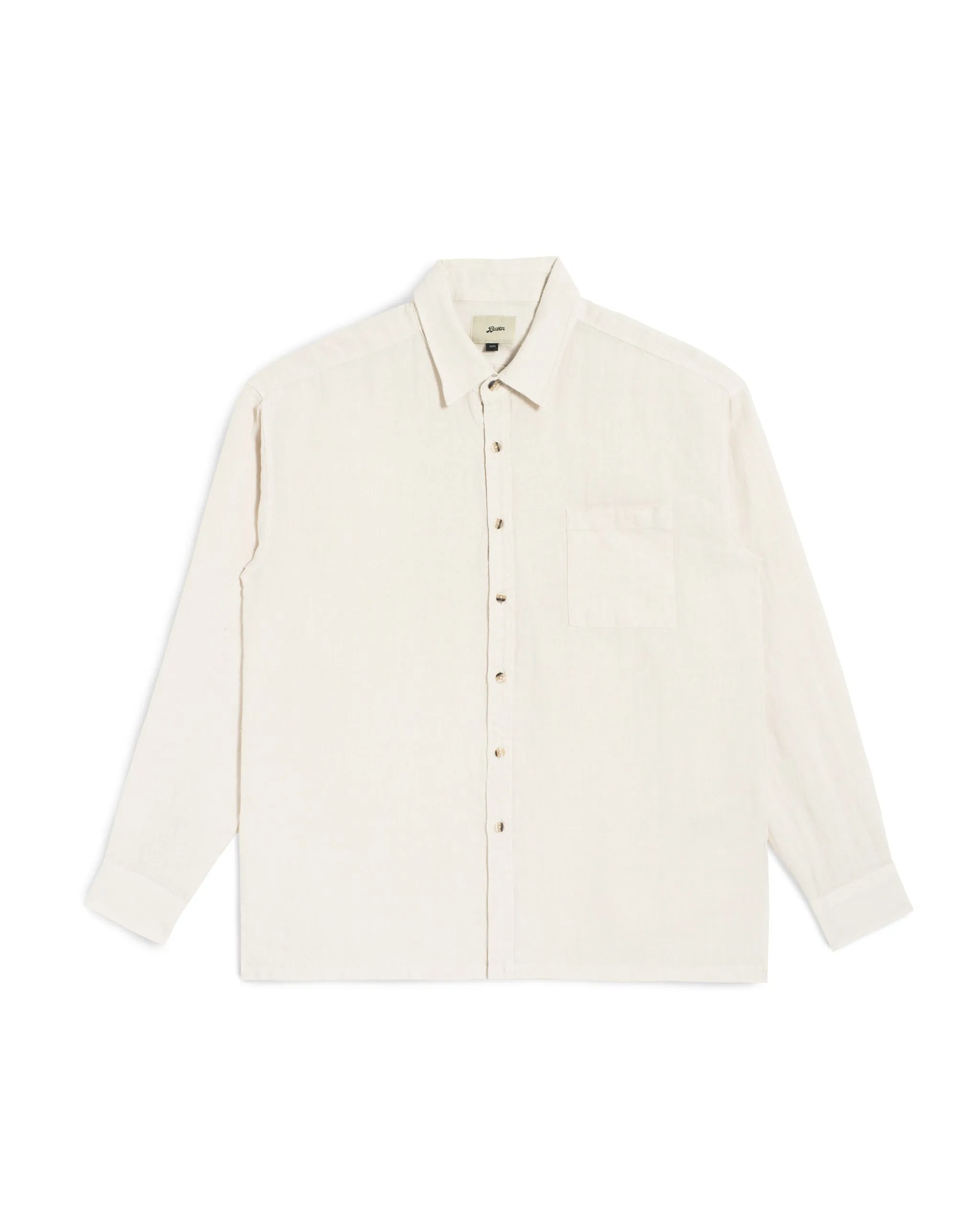 Pearl Linen Leisure Shirt sold by Bather
