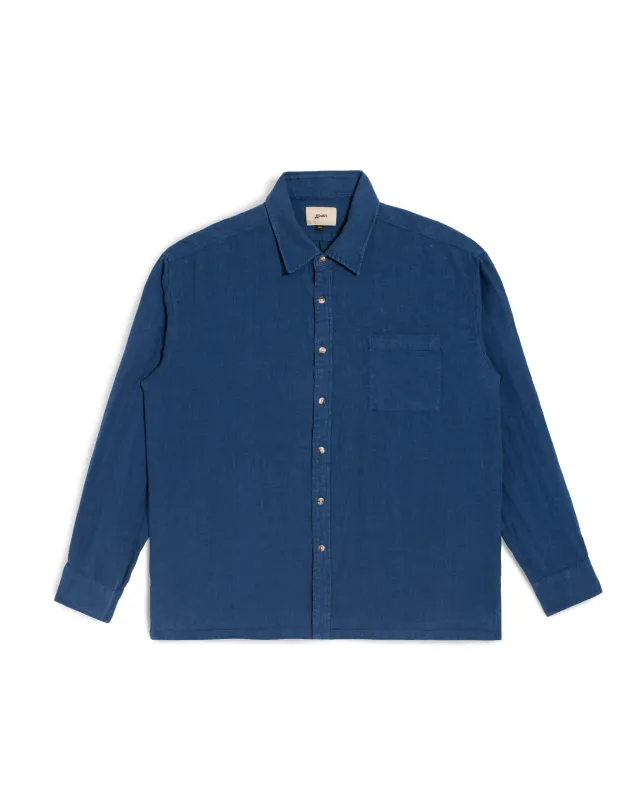 Brine Linen Leisure Shirt made by Bather