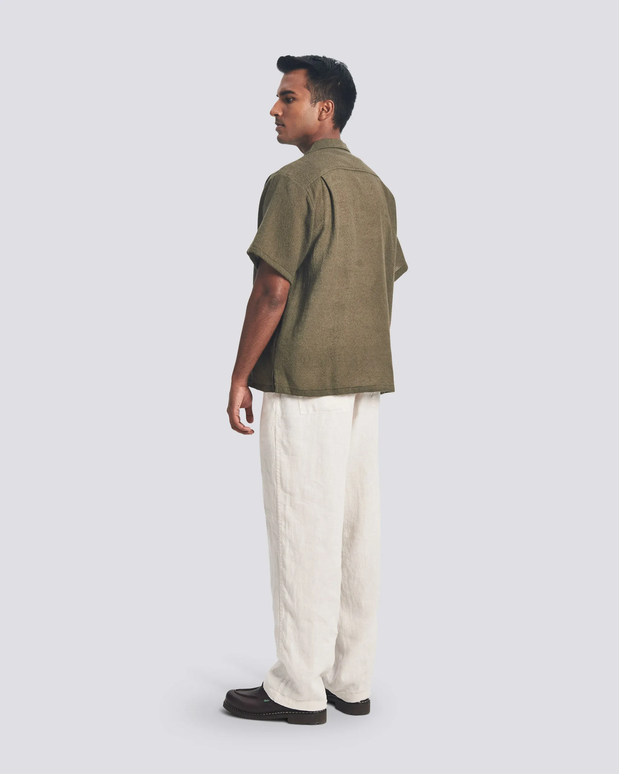 Army Wool Gauze Camp Shirt sold by Bather product image thumbnail 3