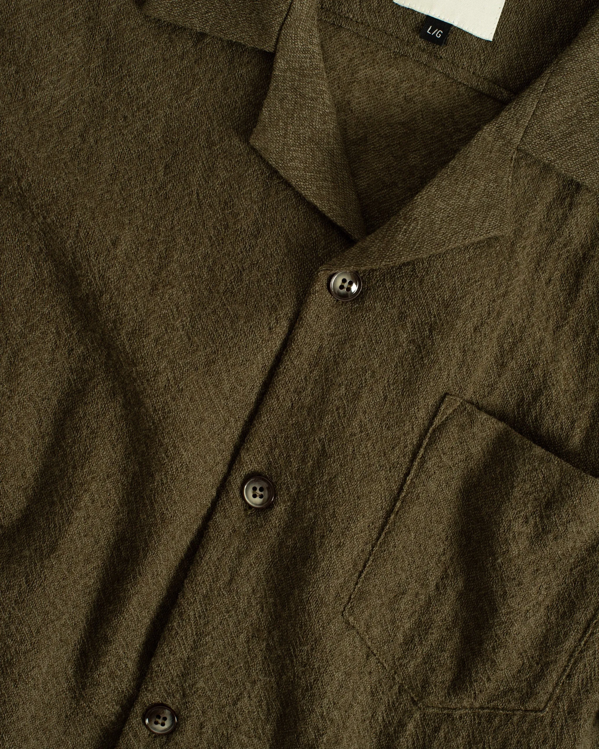 Army Wool Gauze Camp Shirt sold by Bather product image thumbnail 4