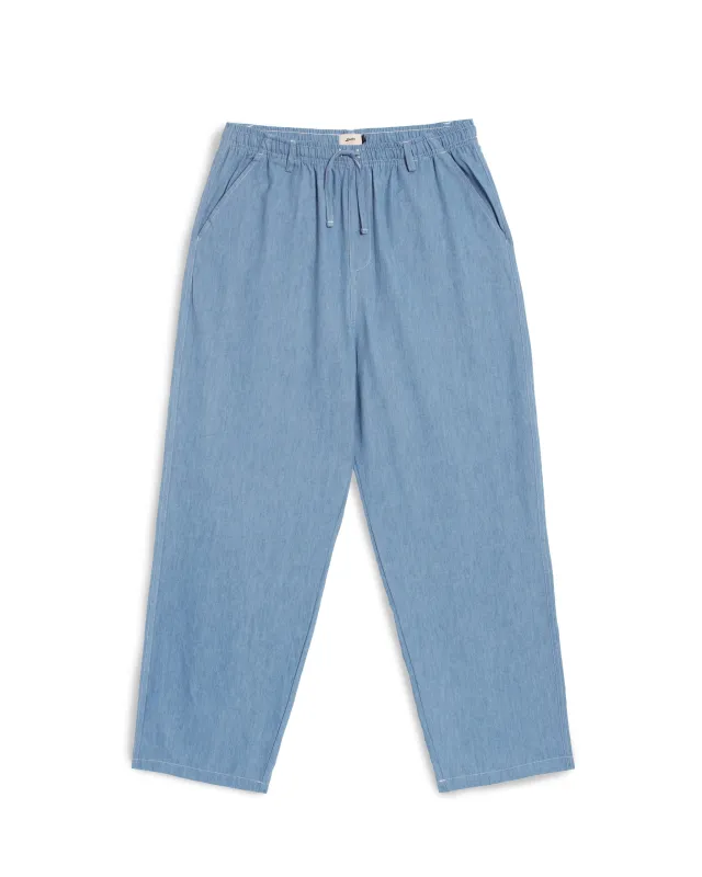 Faded Denim Leisure Pant sold by Bather